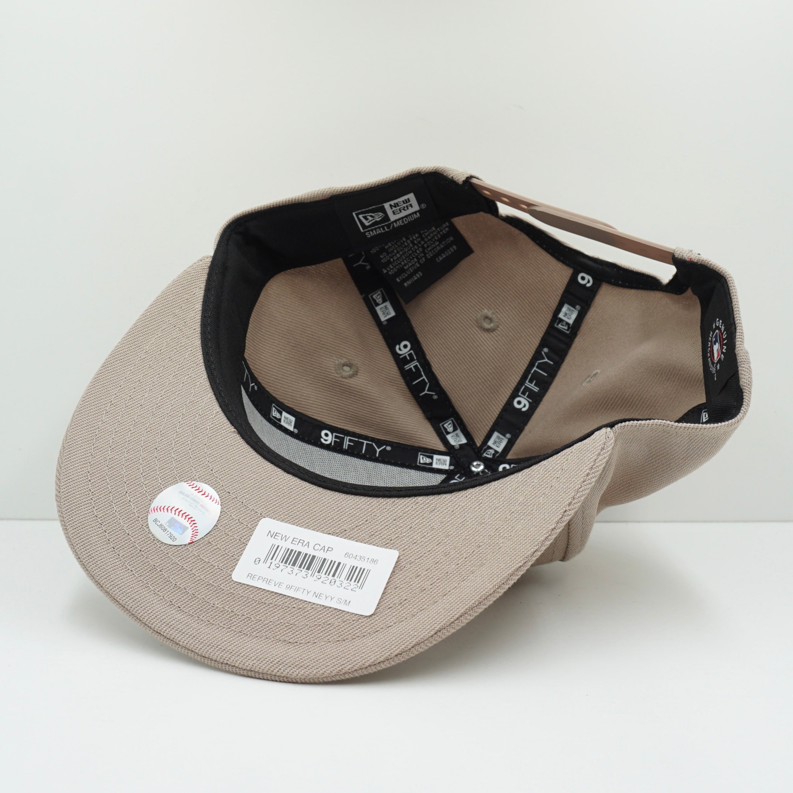 New Era New York Yankees Beige White Snapback Cap