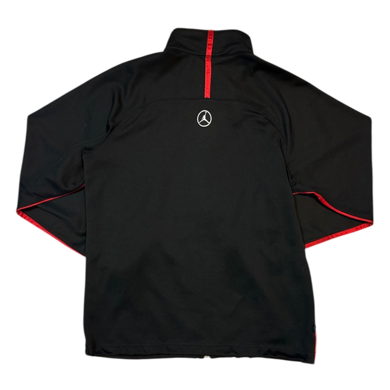 Jordan Black Red Full Zip Track Top