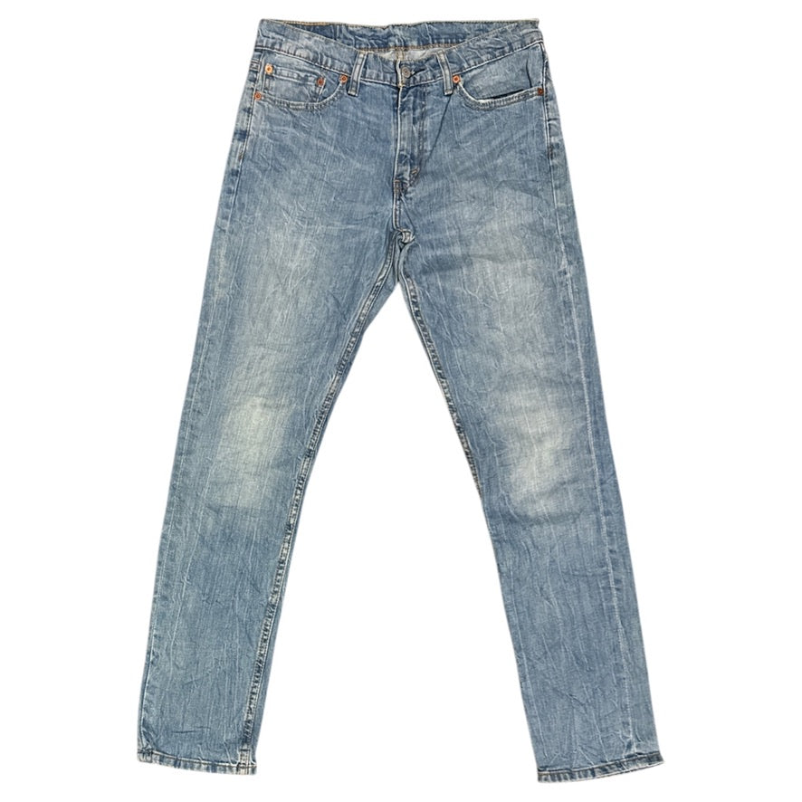 Levi's 511 Light Blue Crinkle Wash Jeans