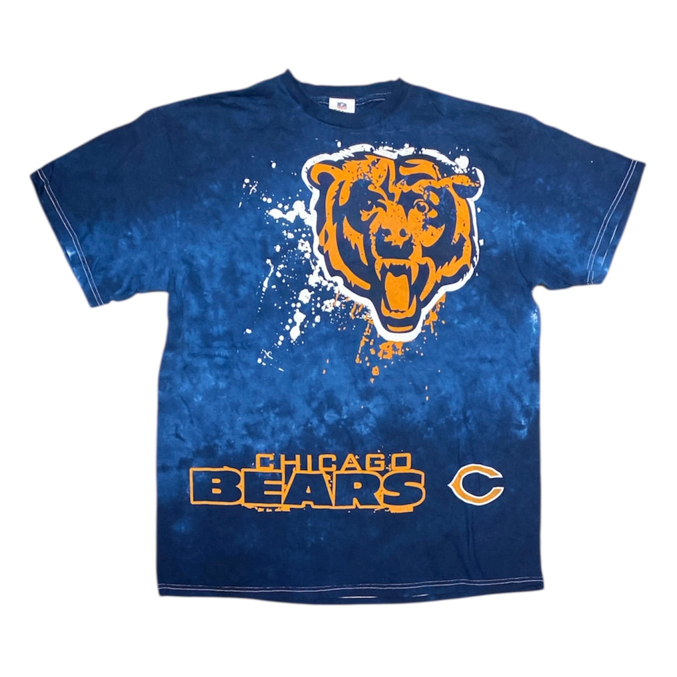 Chicago Bears Navy Orange American Football Tshirt