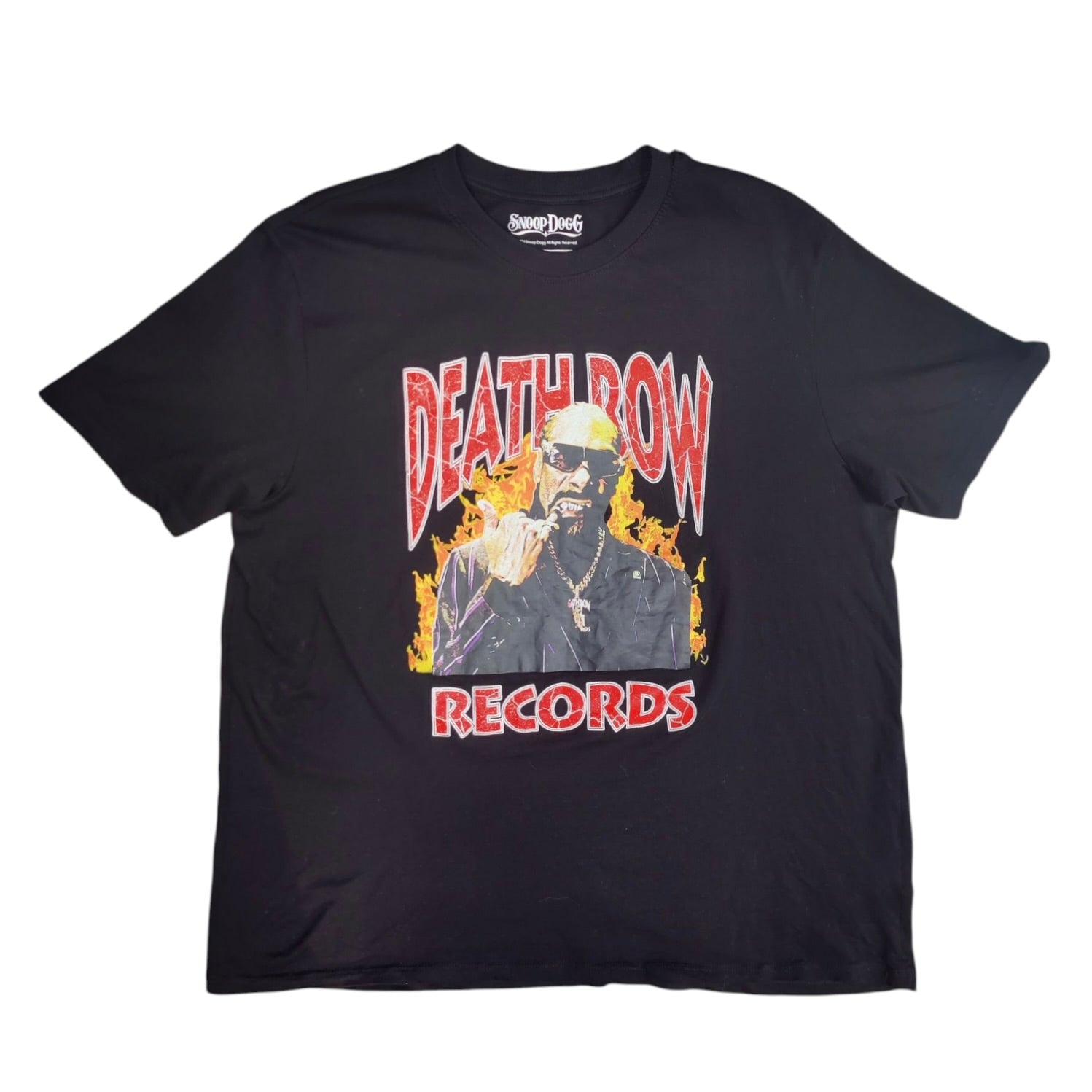 Snoop Dogg Death Row Records Black Tshirt