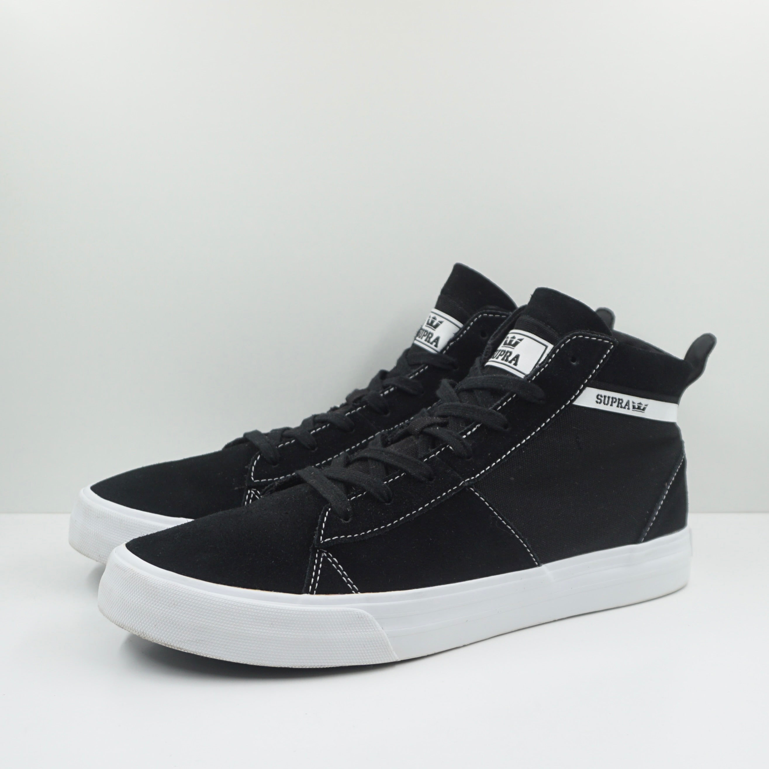 Supra Stacks Mid Black White