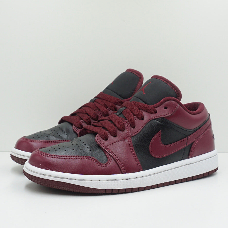 Jordan 1 Low Black Dark Beetroot (W)