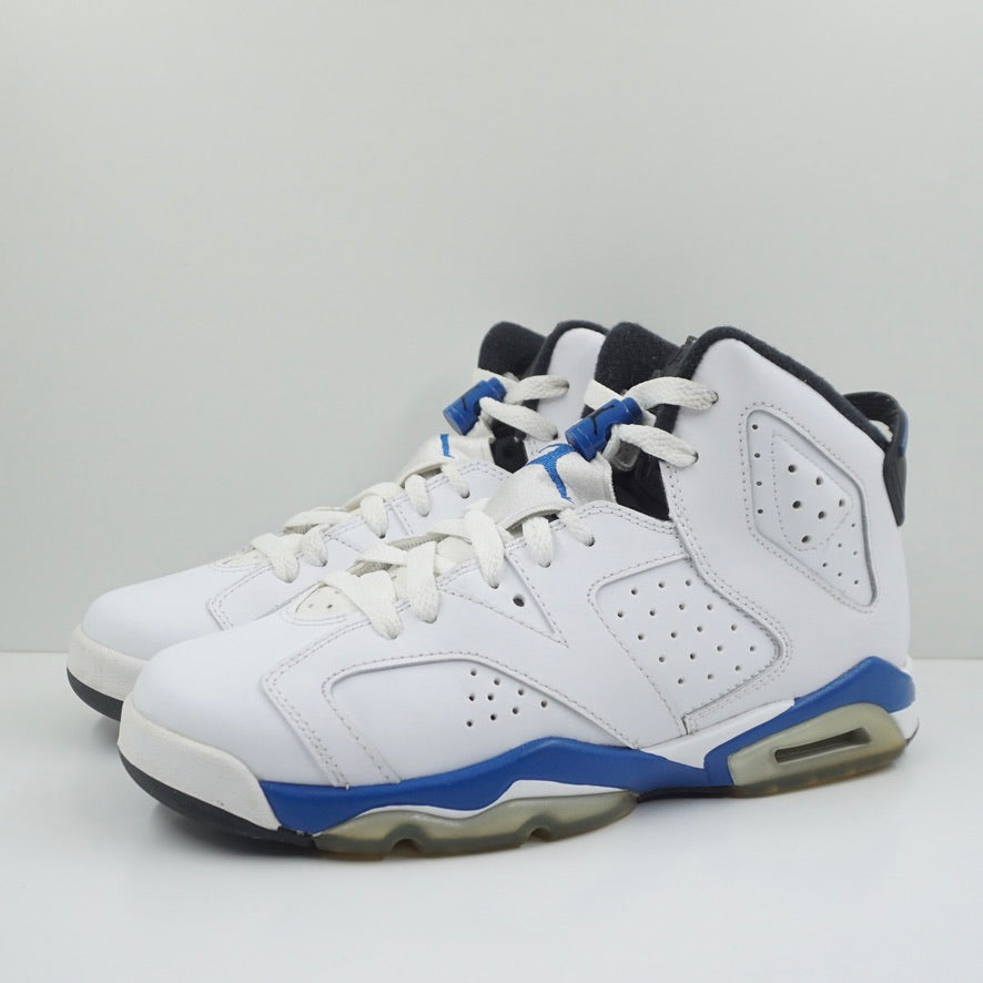 Jordan 6 Retro Sport Blue 2014 (GS)