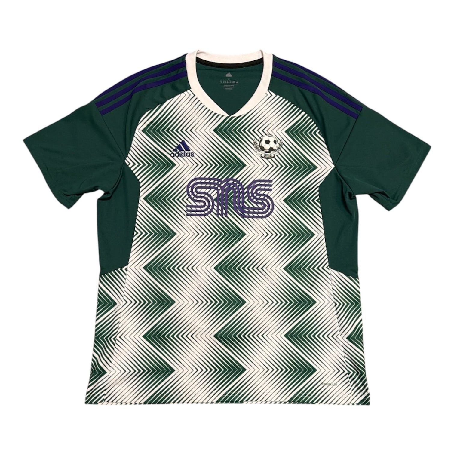 Adidas Sneakersnstuff FC Purple Green Away Football Jersey