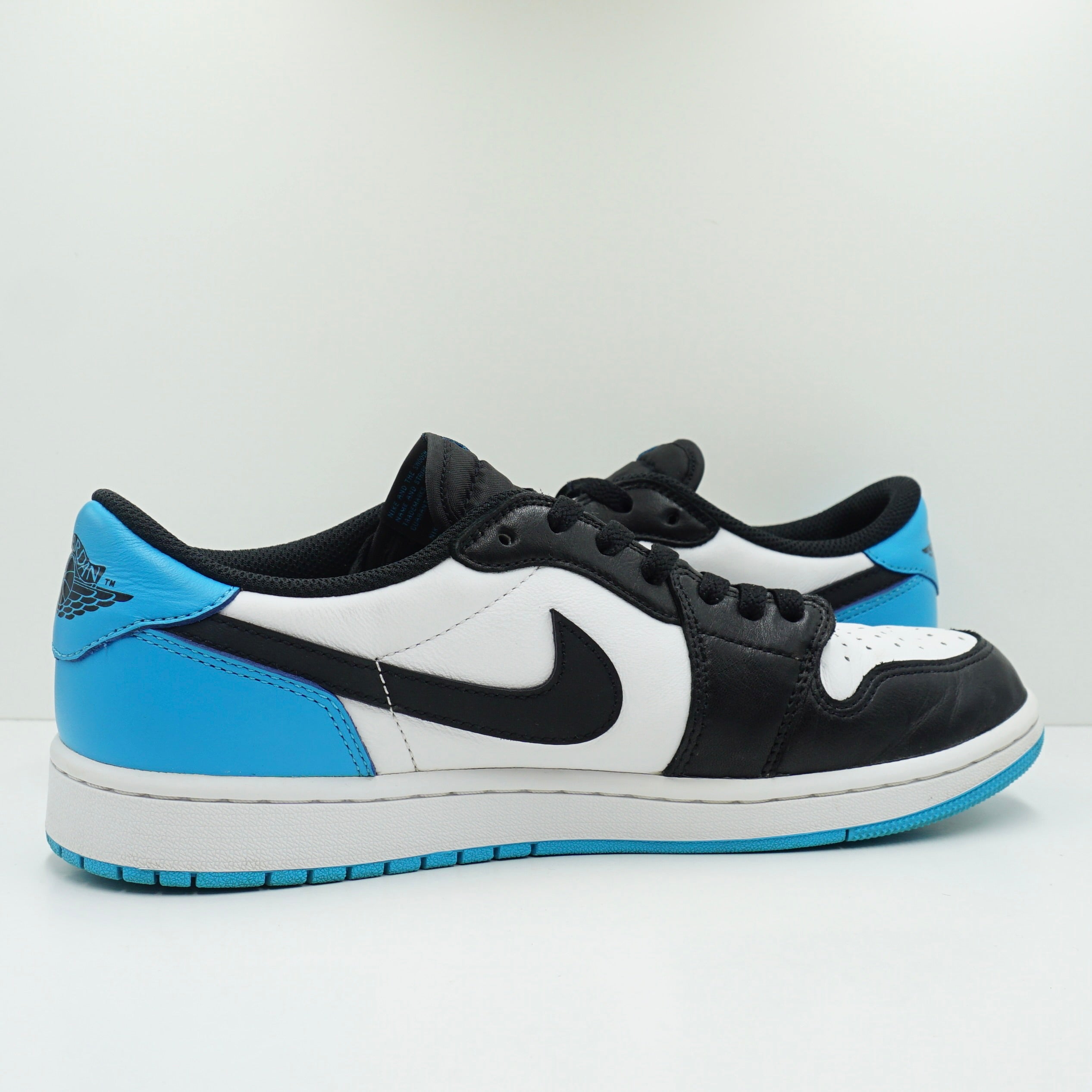 Jordan 1 Retro Low OG Black Dark Powder Blue
