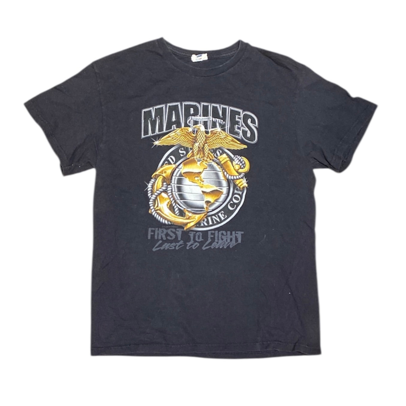 Marines Corporation Black Tshirt