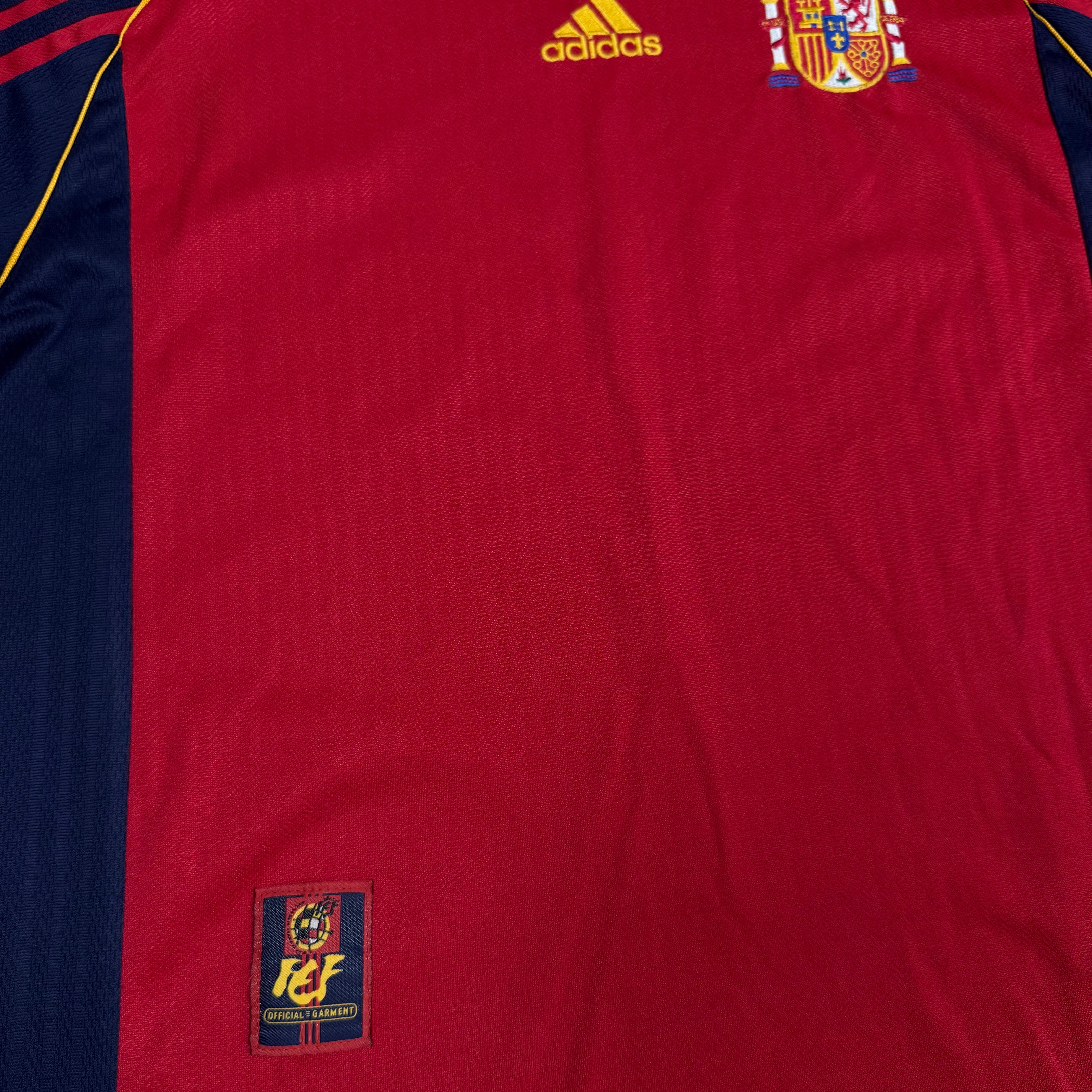 Vintage Adidas Spain 1998/2000 Home Football Jersey