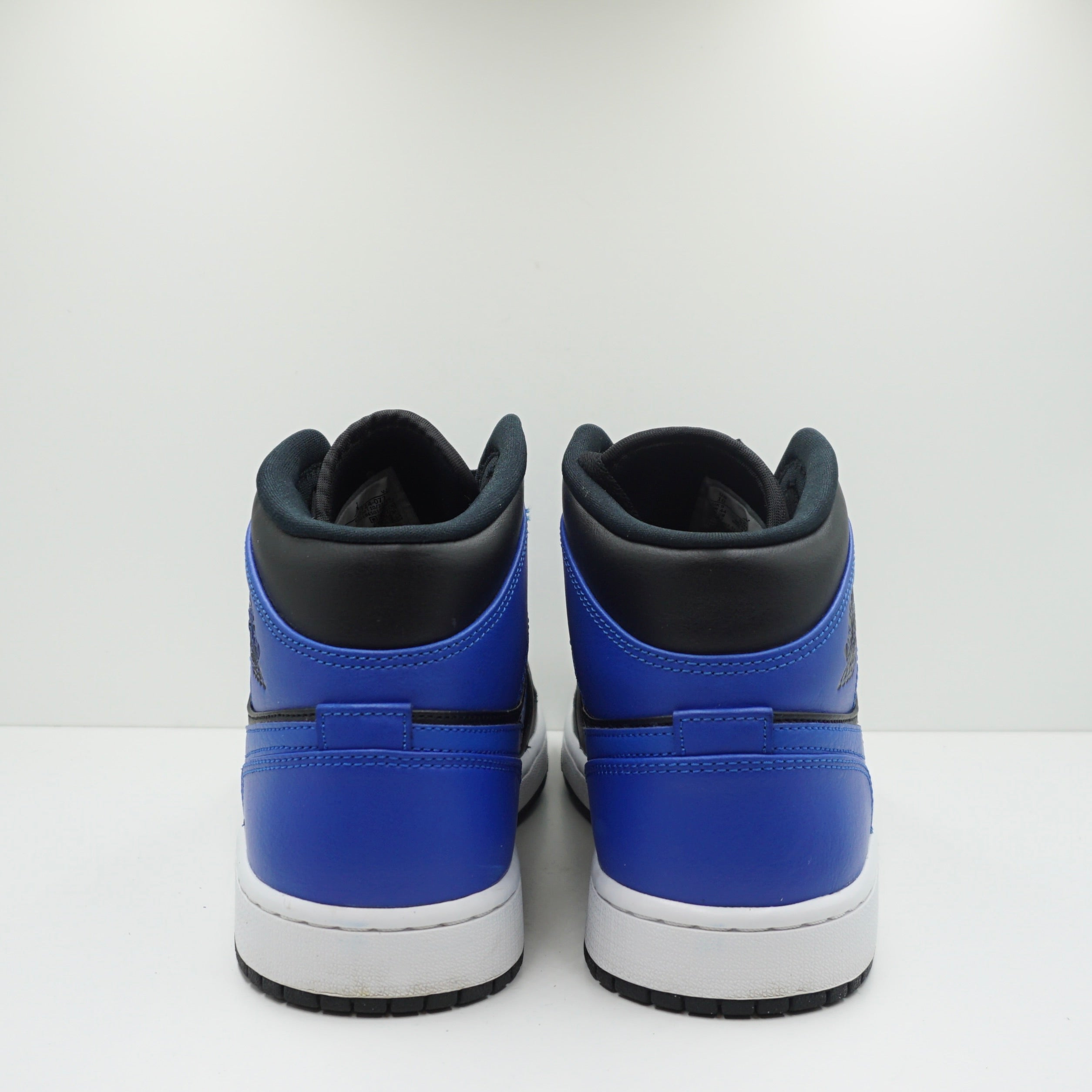 Jordan 1 Mid Hyper Royal Tumbled Leather