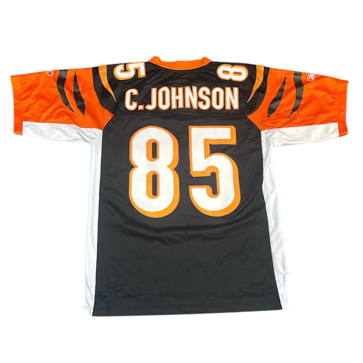 Reebok Cincinnati Bengals C.Johnson #85 Black NFL Jersey