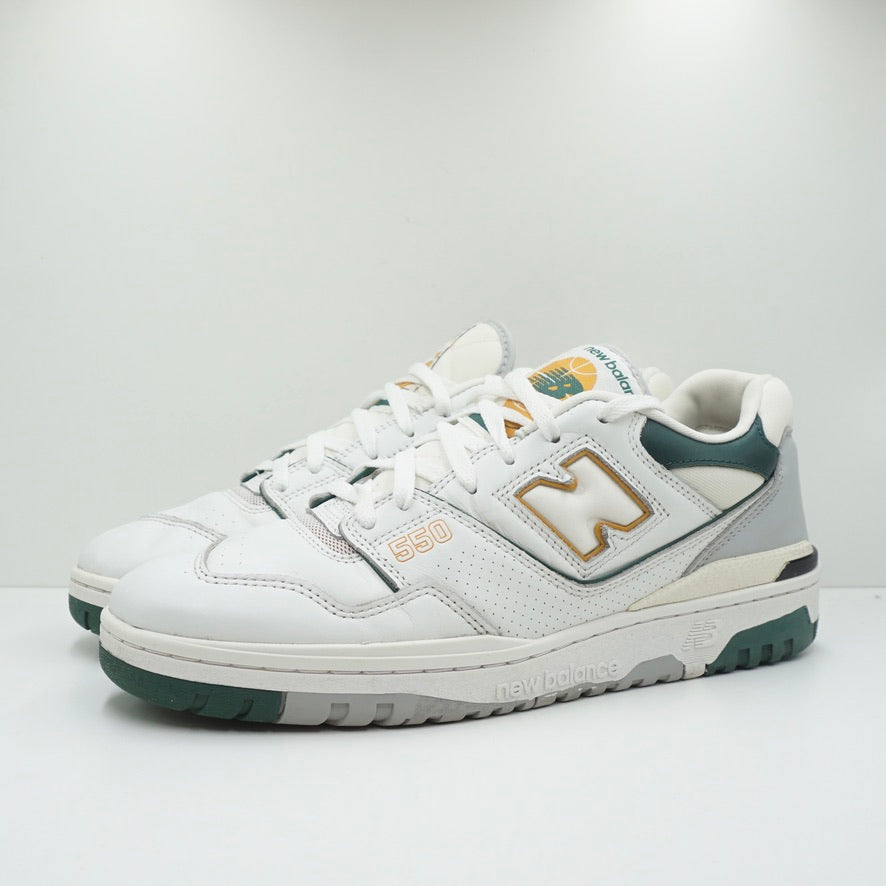 New Balance 550 White Nightwatch Green