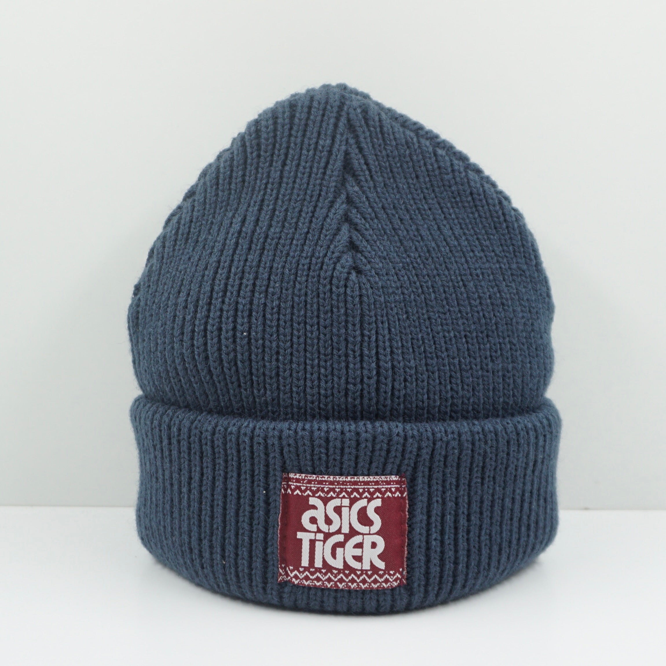 Asics Tiger Navy Knitted Beanie