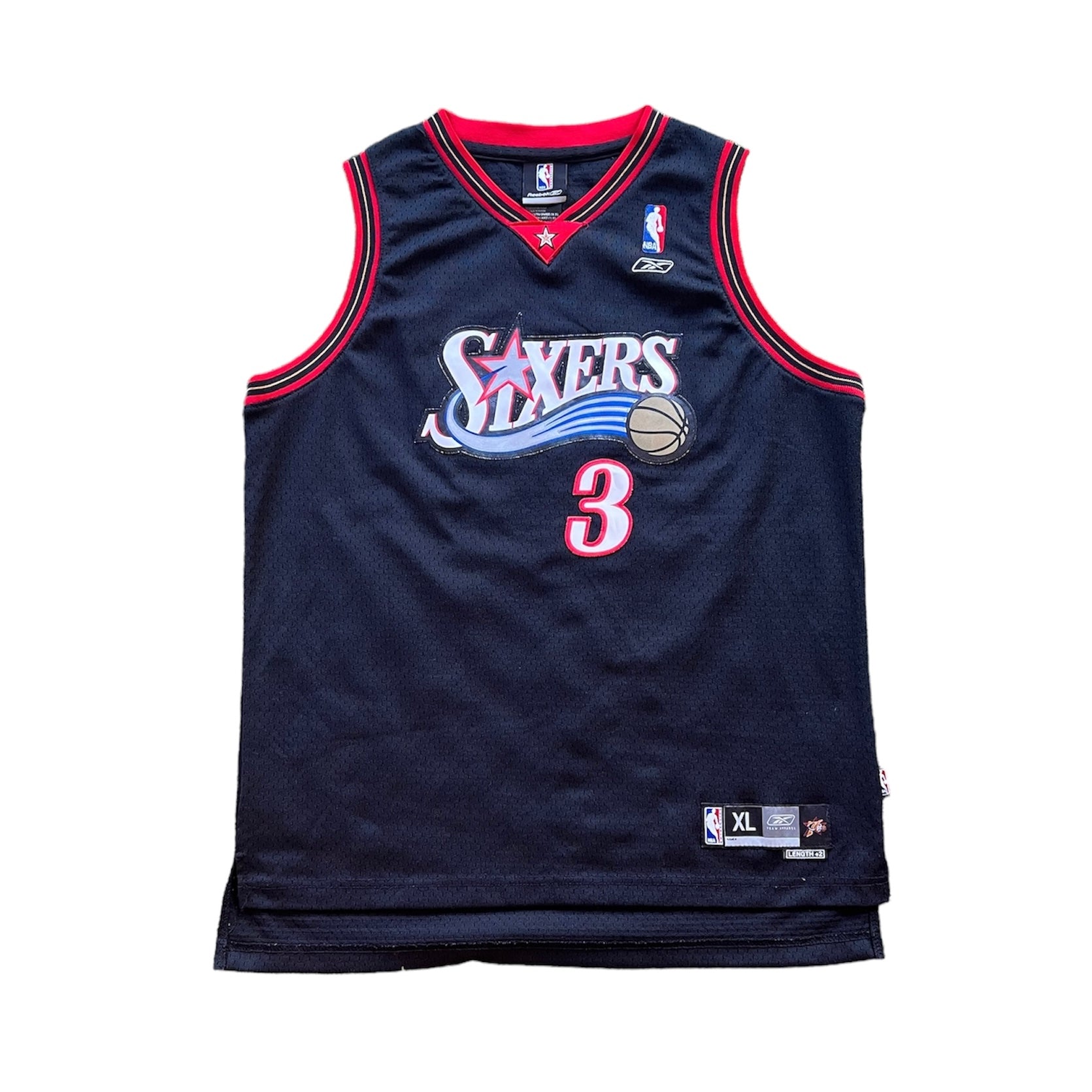 Reebok Sixers NBA Iversson Jersey