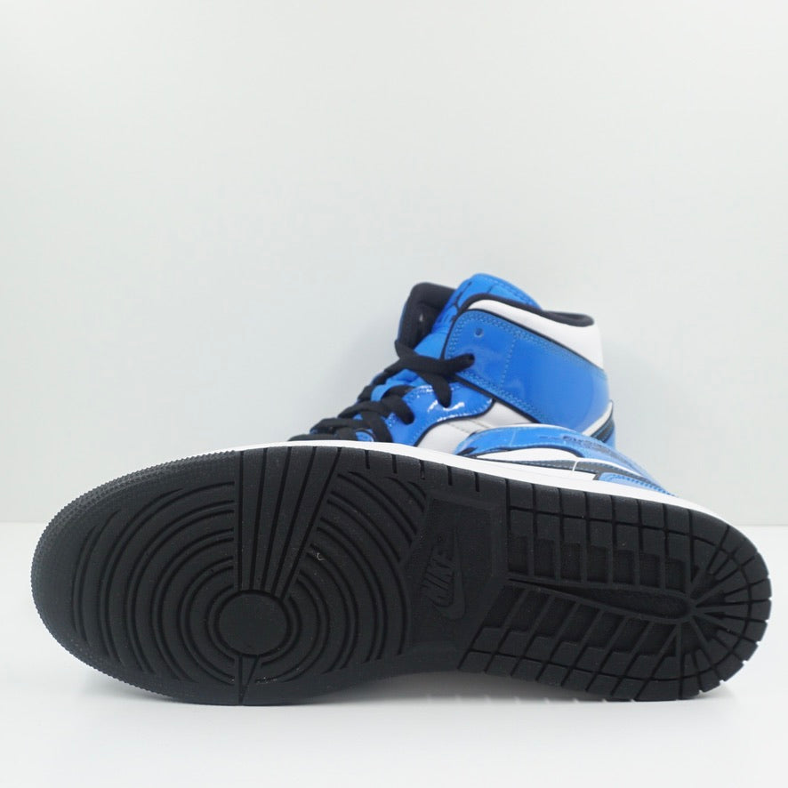 Jordan 1 Mid Signal Blue