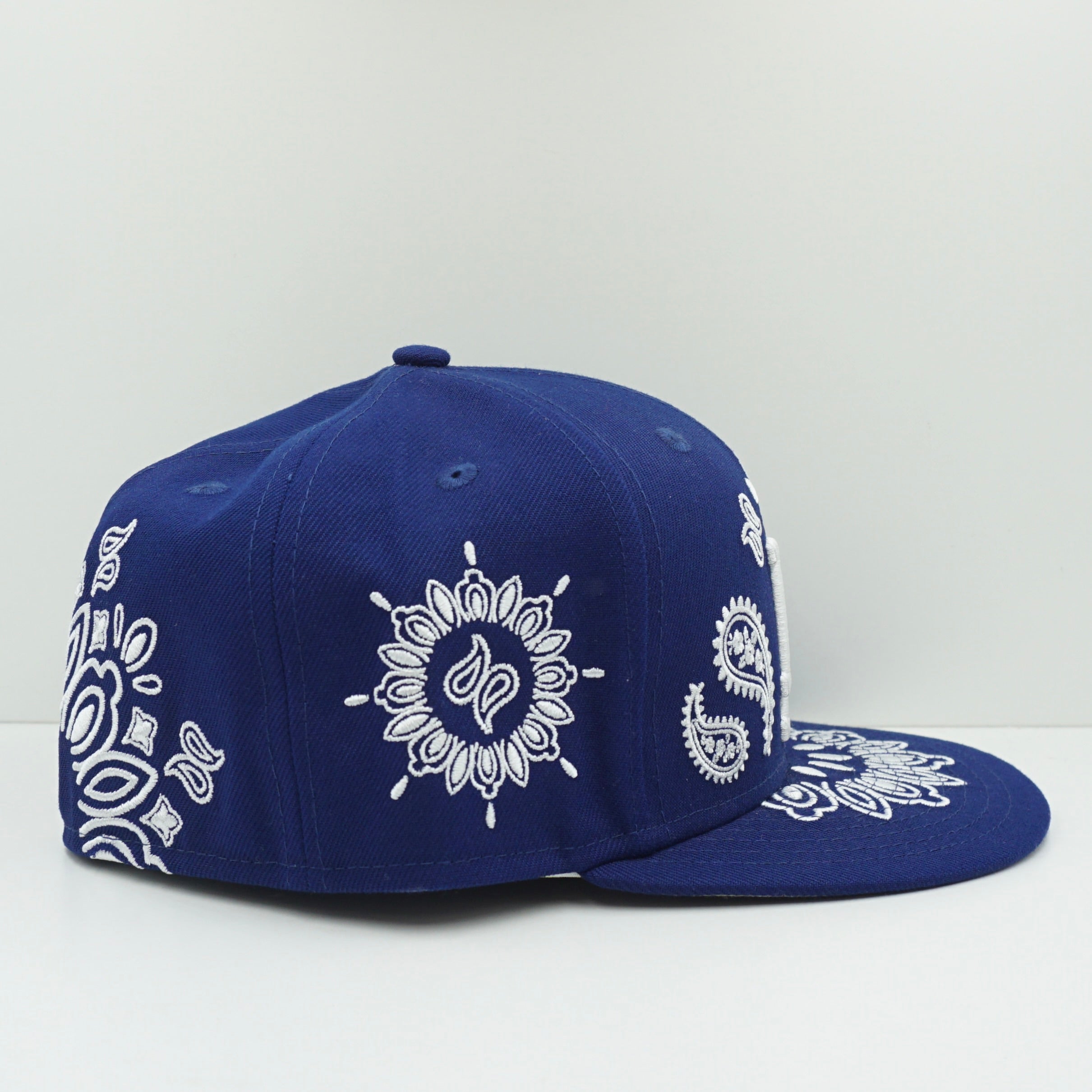 New Era Los Angeles Dodgers Bandana Blue White Fitted Cap