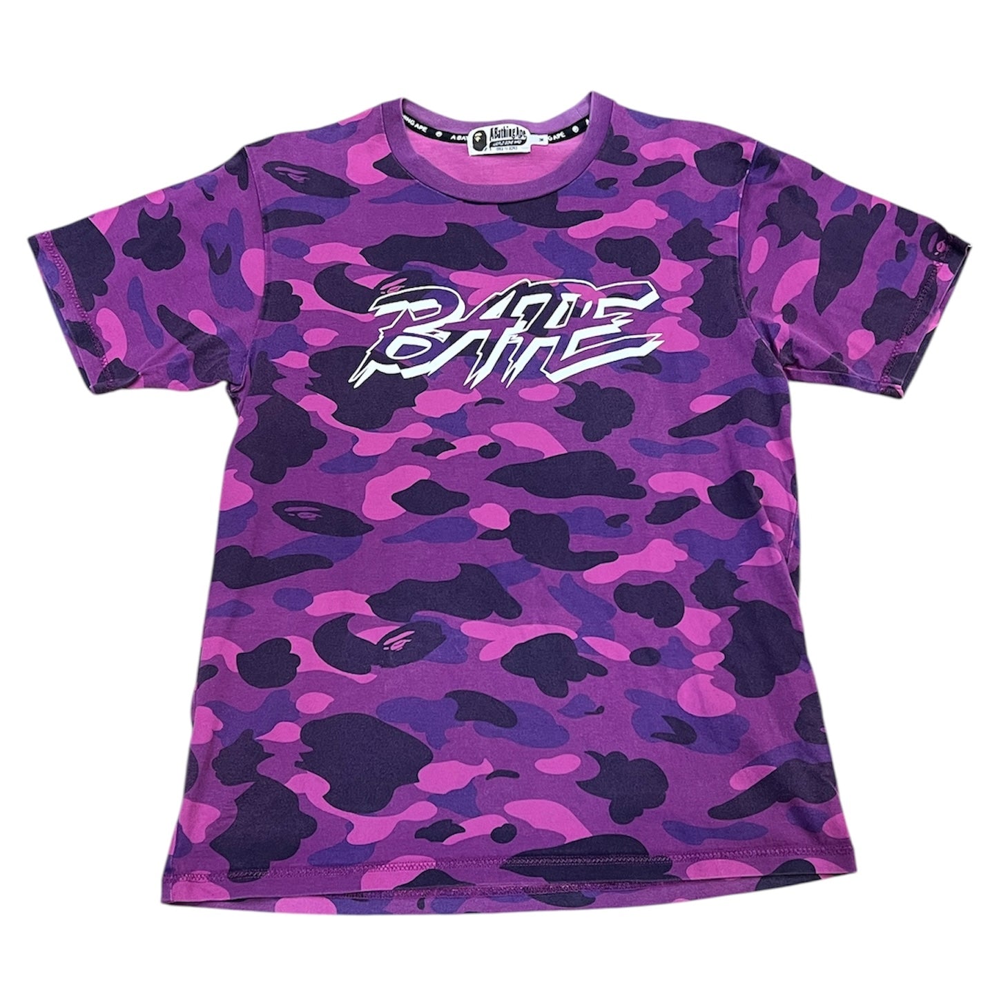 A Bathing Ape Purple Camo Tshirt