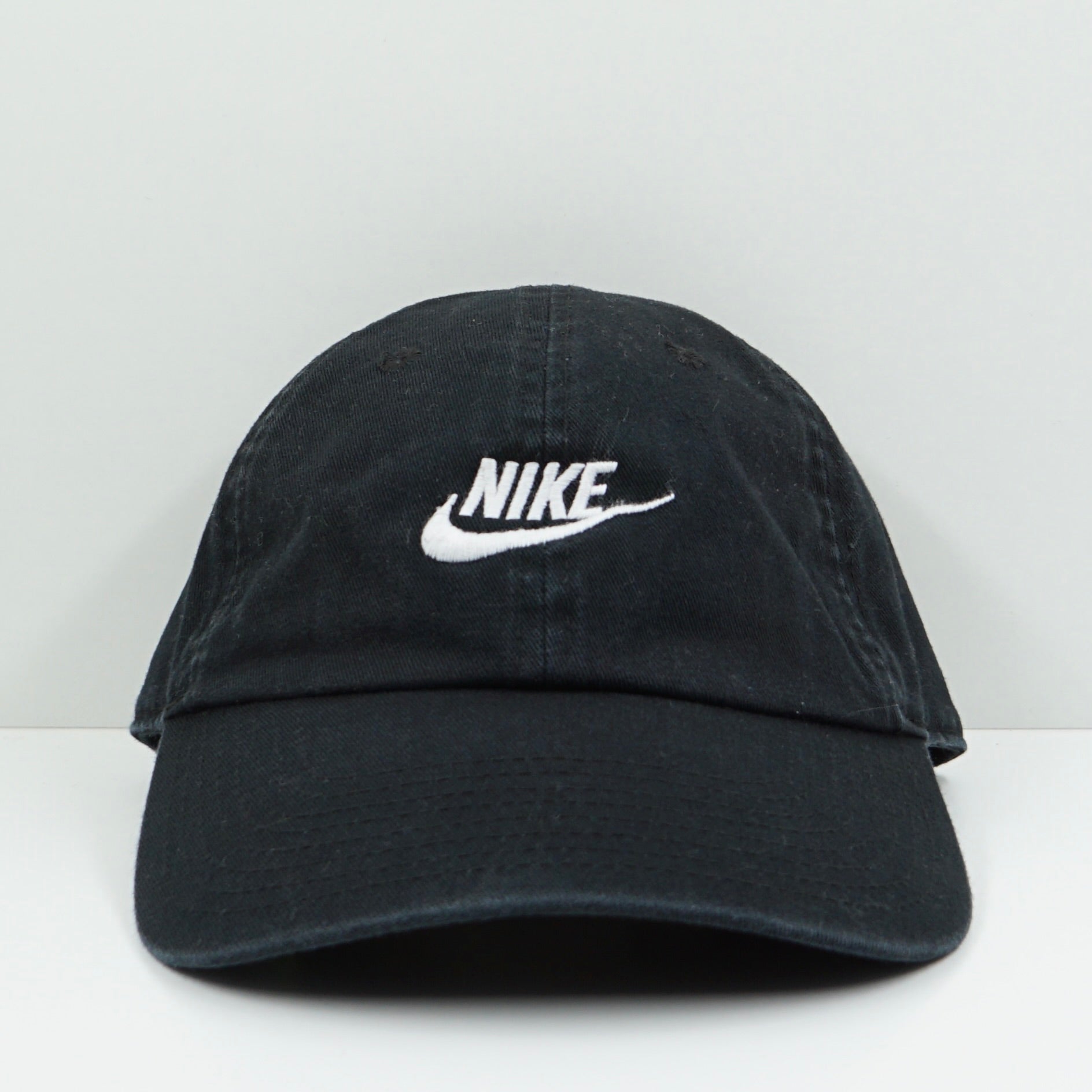 Nike Heritage 86 Futura Black Washed Adjustable Cap