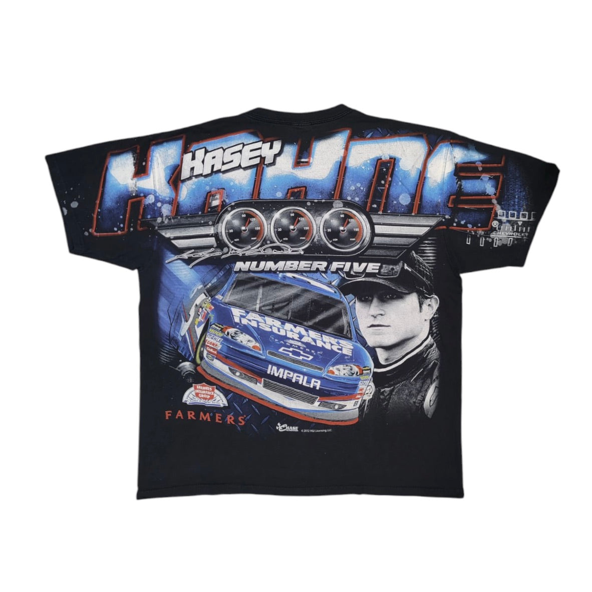 Chase Authentics Nascar 2012 Kasey Number Five Tshirt