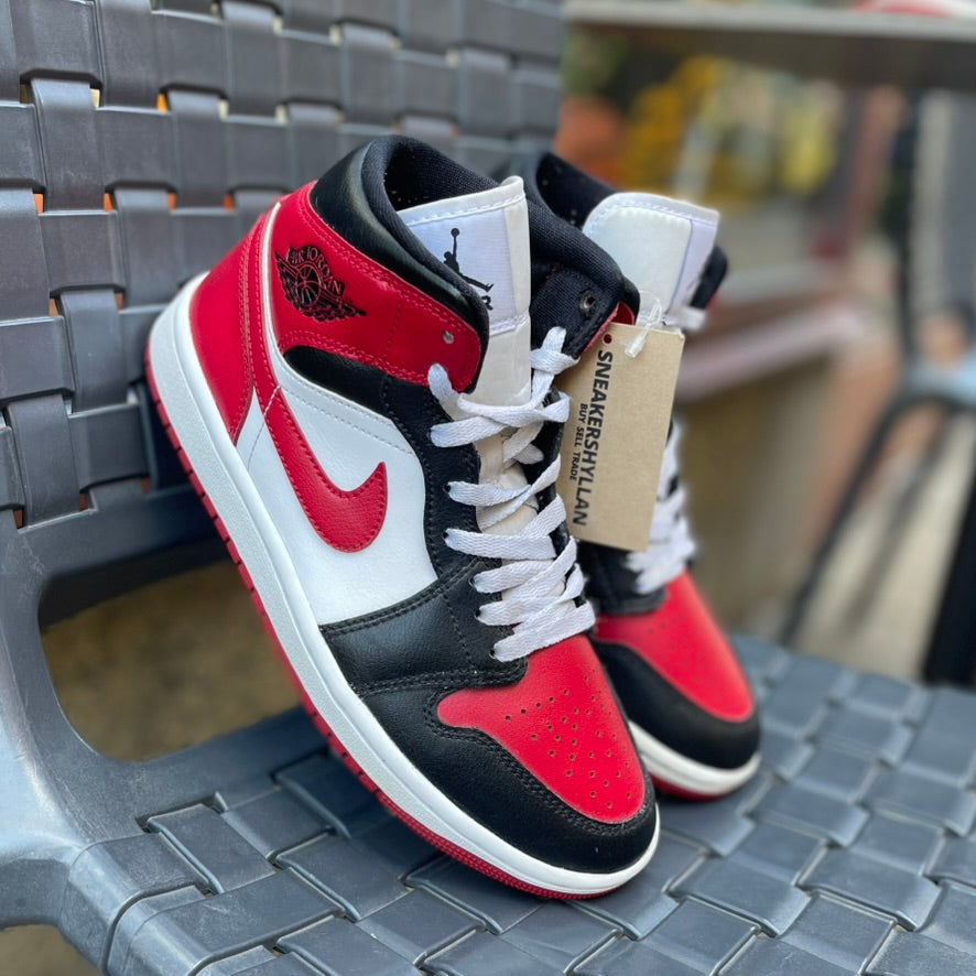 Jordan 1 Mid Alternate Bred Toe (W)