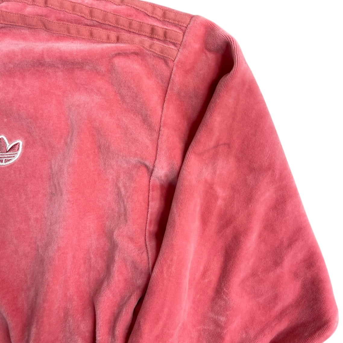 Adidas Pink Velvet Track Top (W)
