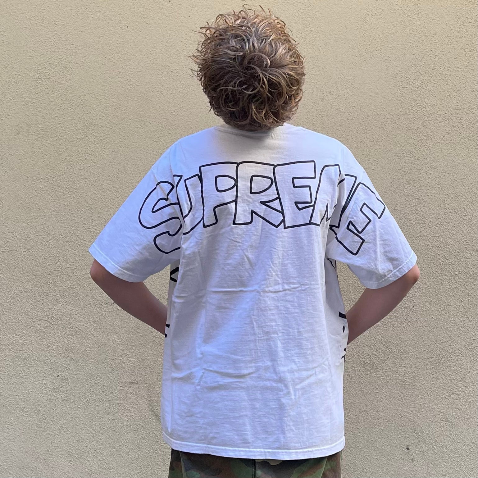 Supreme Smurfs White Tshirt