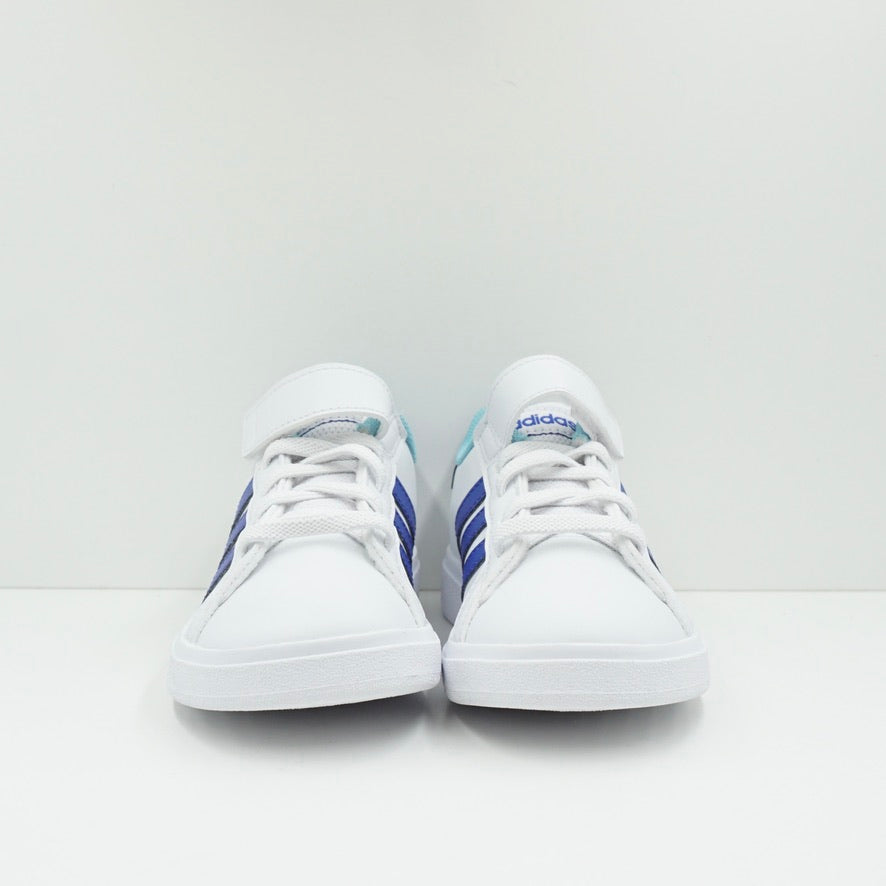 Adidas Grand Court 2.0 White Blue Toddler