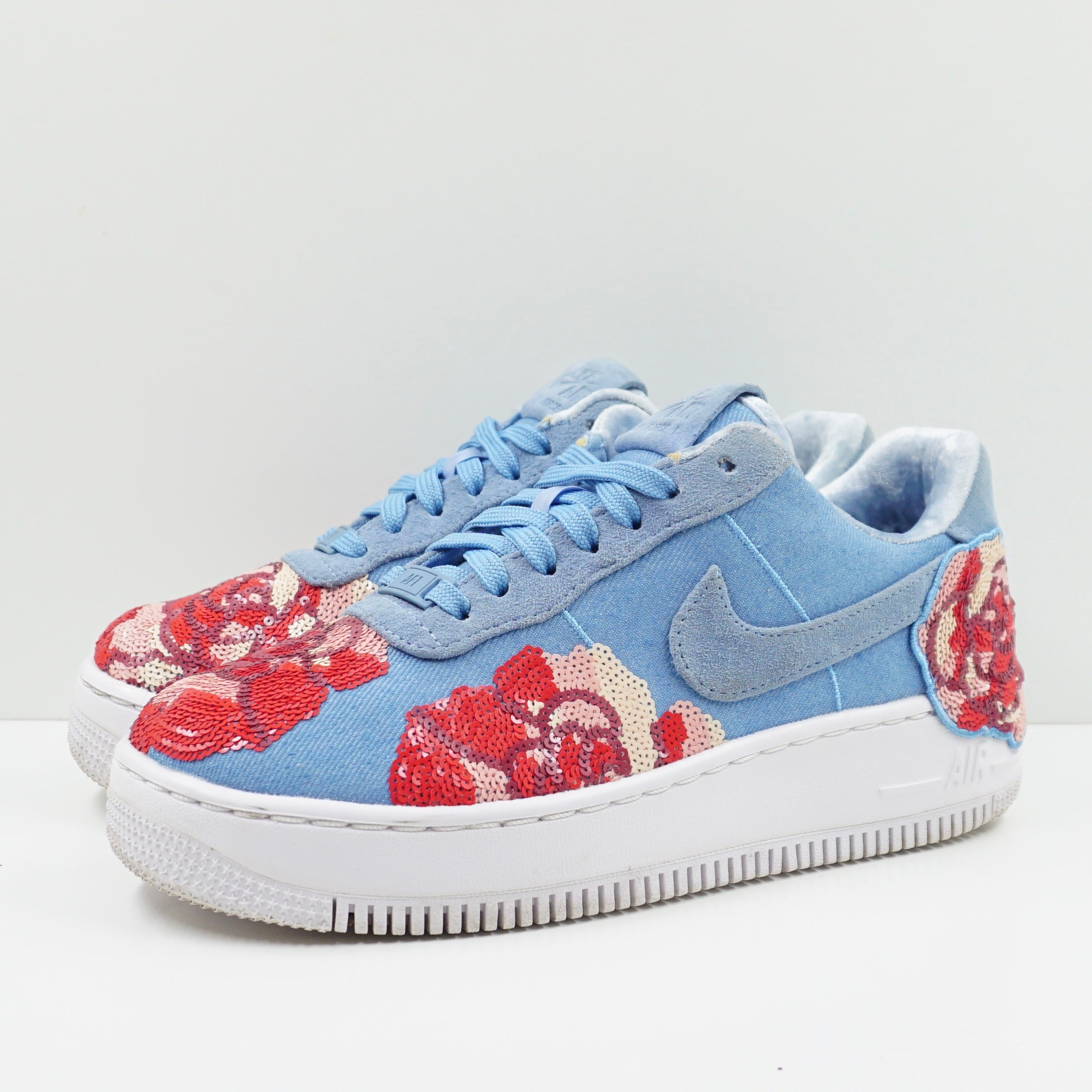 Nike Air Force 1 Upstep Low Denim Rose Sky (W)