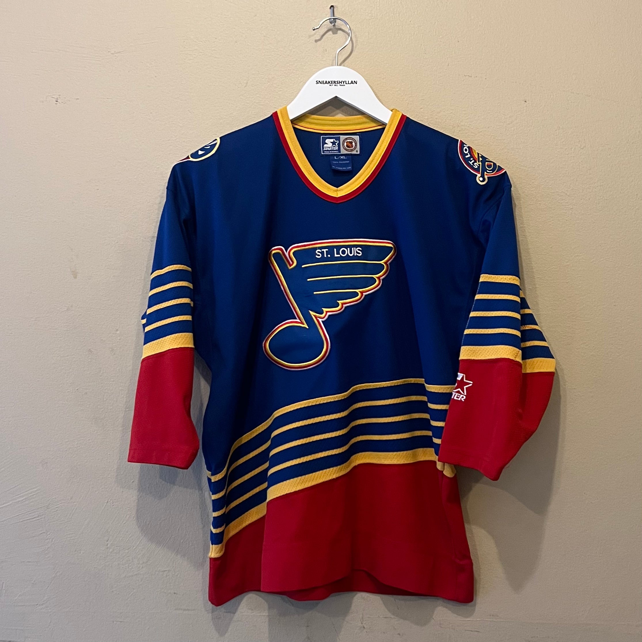 Starter St. Louis Blues Red Blue NHL Jersey (Youth)