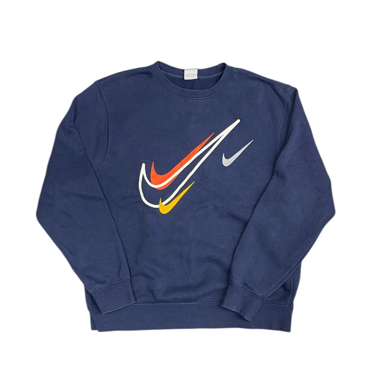 Nike Multi Swoosh Navy Crewneck