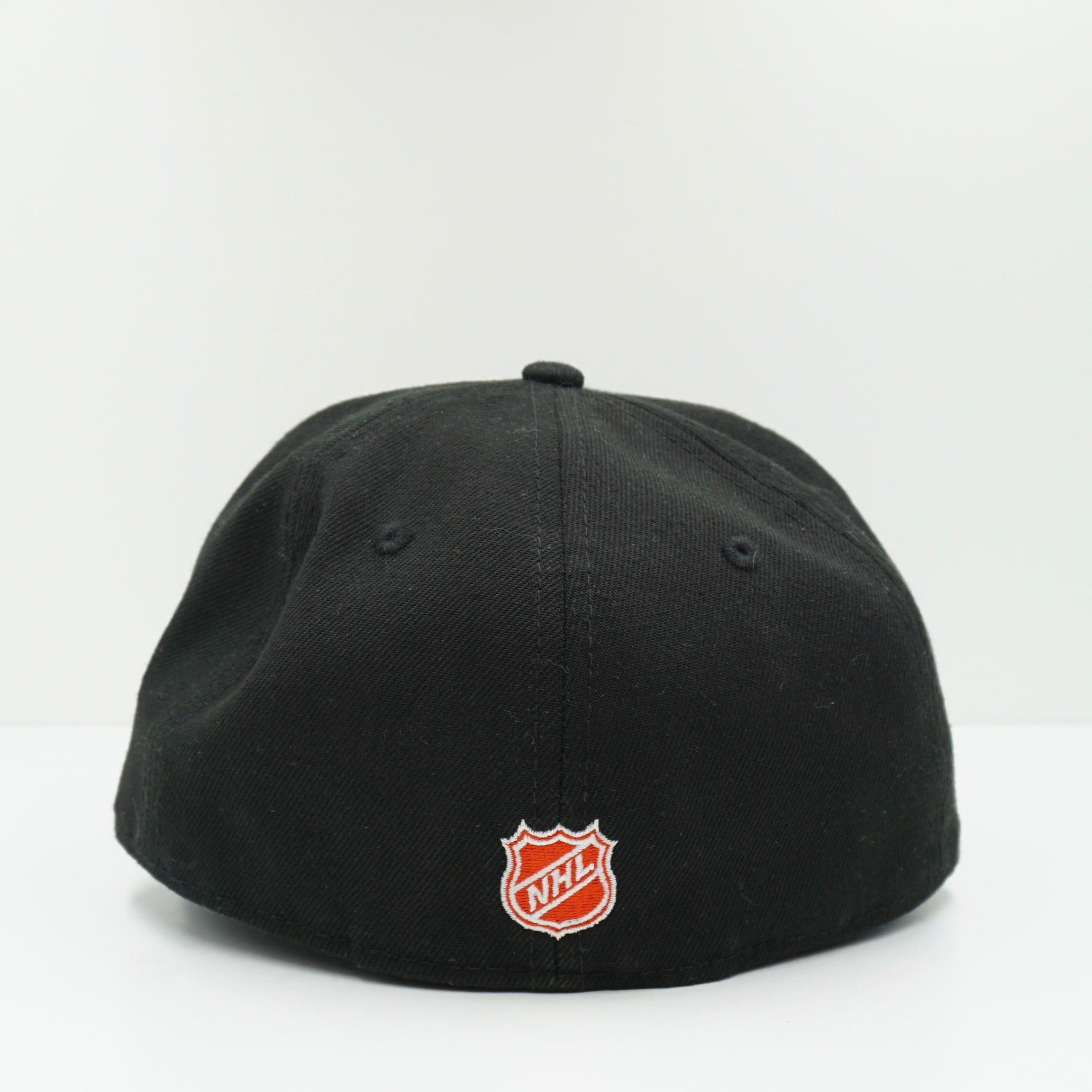 New Era Anaheim Ducks Black Orange NHL Fitted Cap