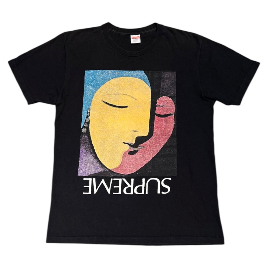 Supreme Abstract Art Picasso Double Face Black Tshirt