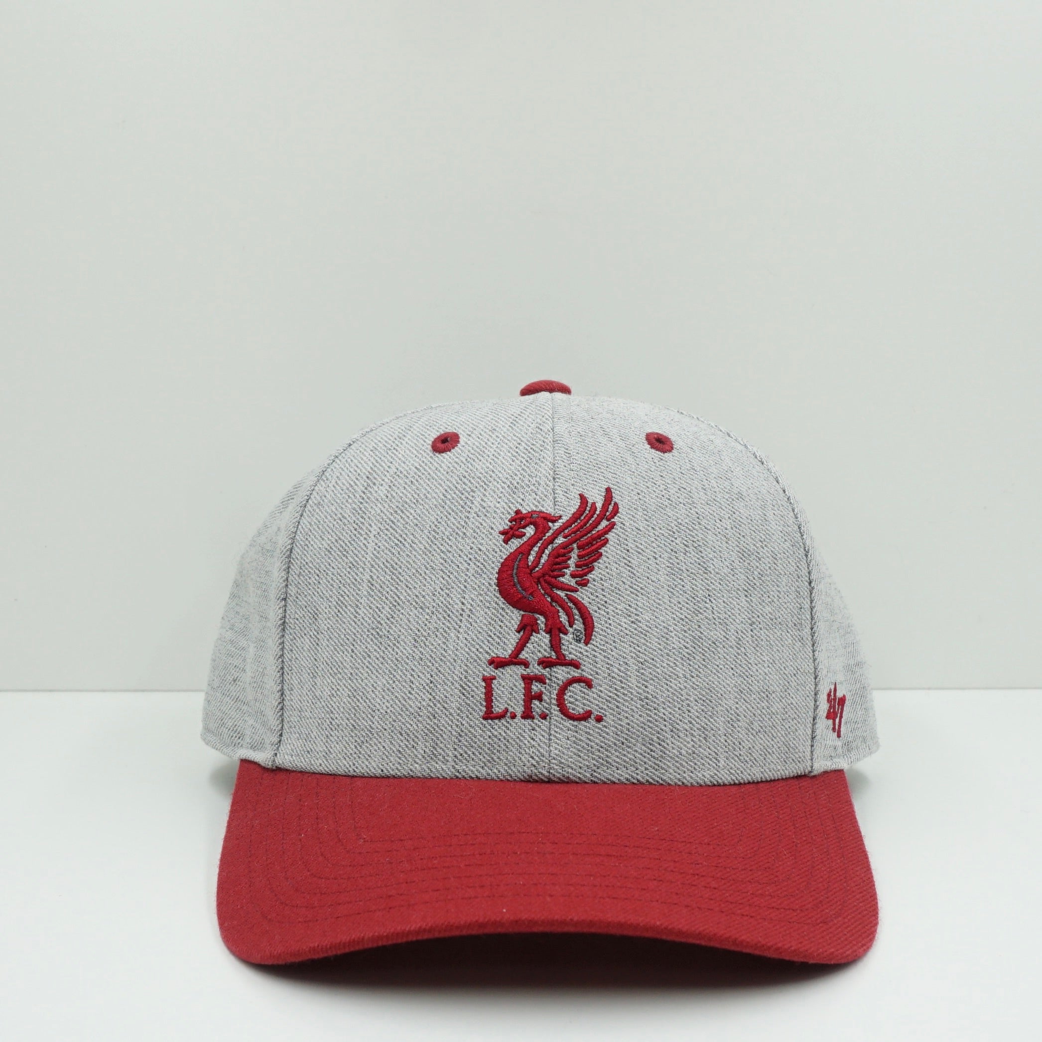 47 Brand Liverpool Football Snapback Cap Grey Red