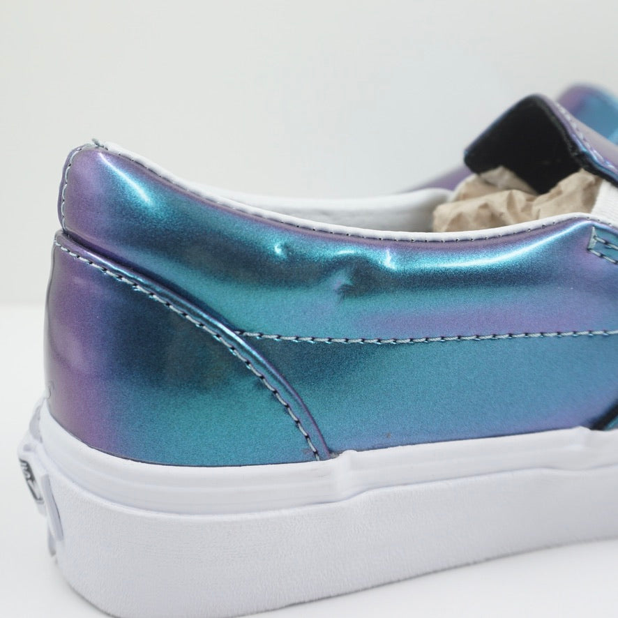 Vans Iridescent Patent Slip Ons