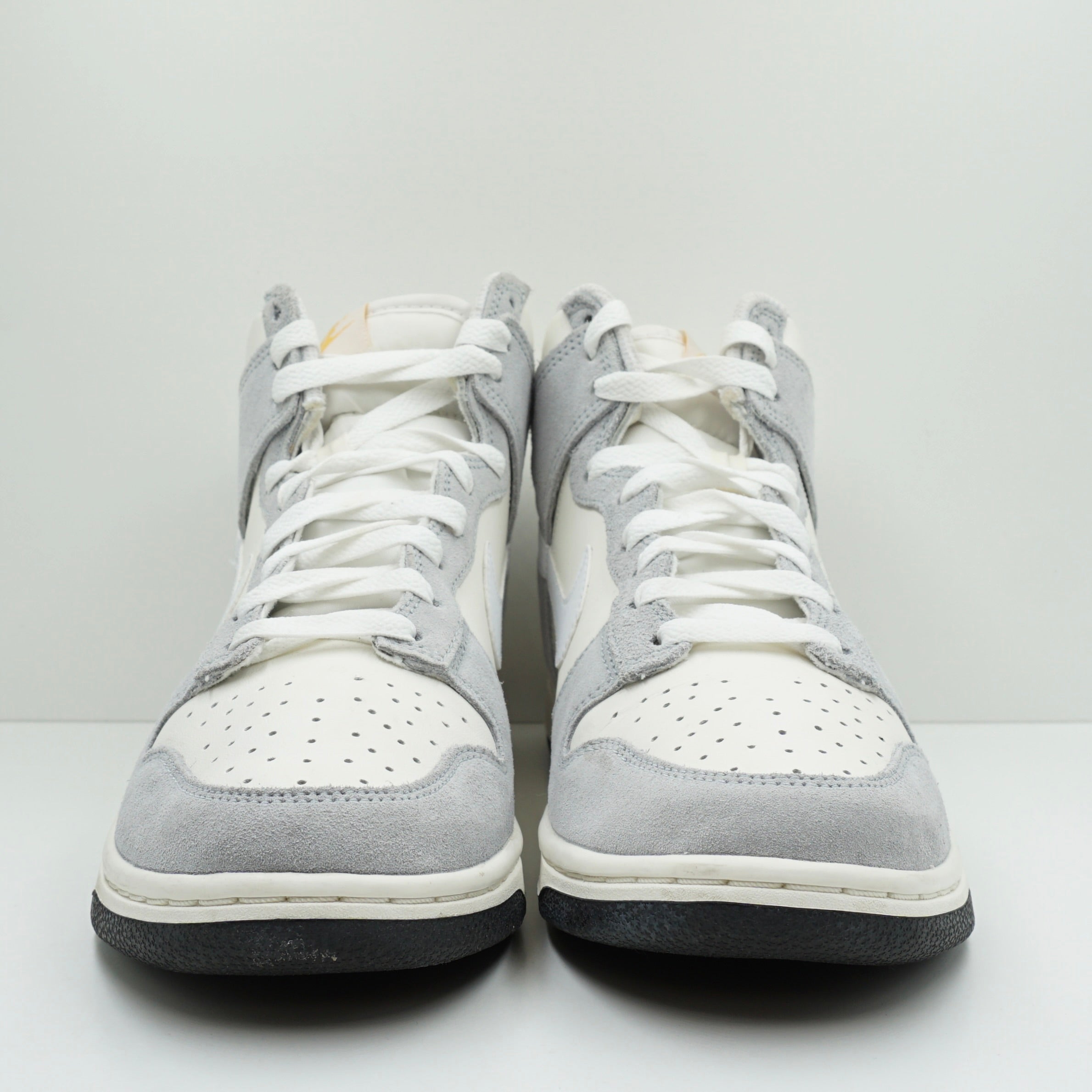Nike Dunk High Retro Sail Pure Platinum Black White