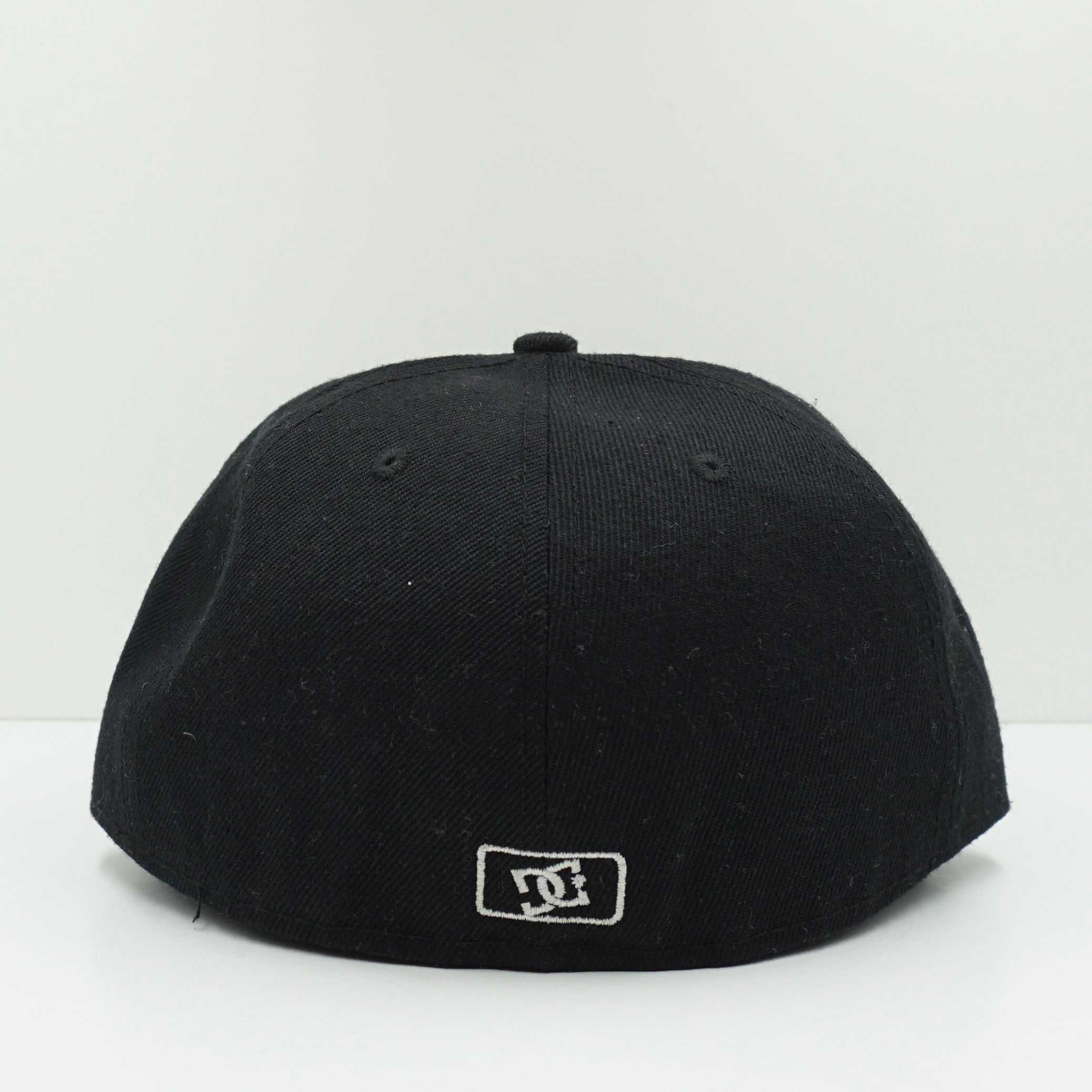 DC Shoes Black White Logo Fitted Cap