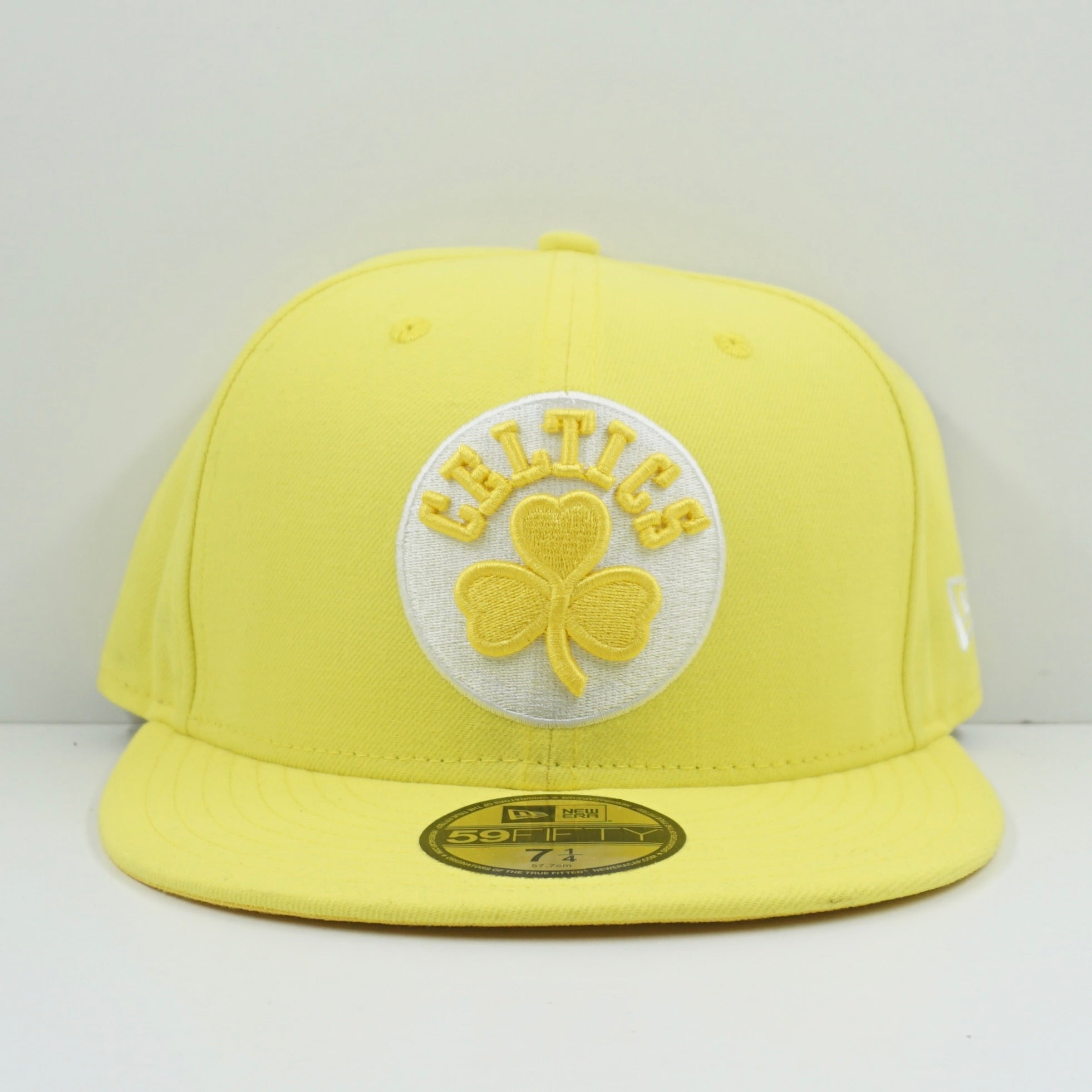 New Era Boston Celtics Yellow Fitted Cap
