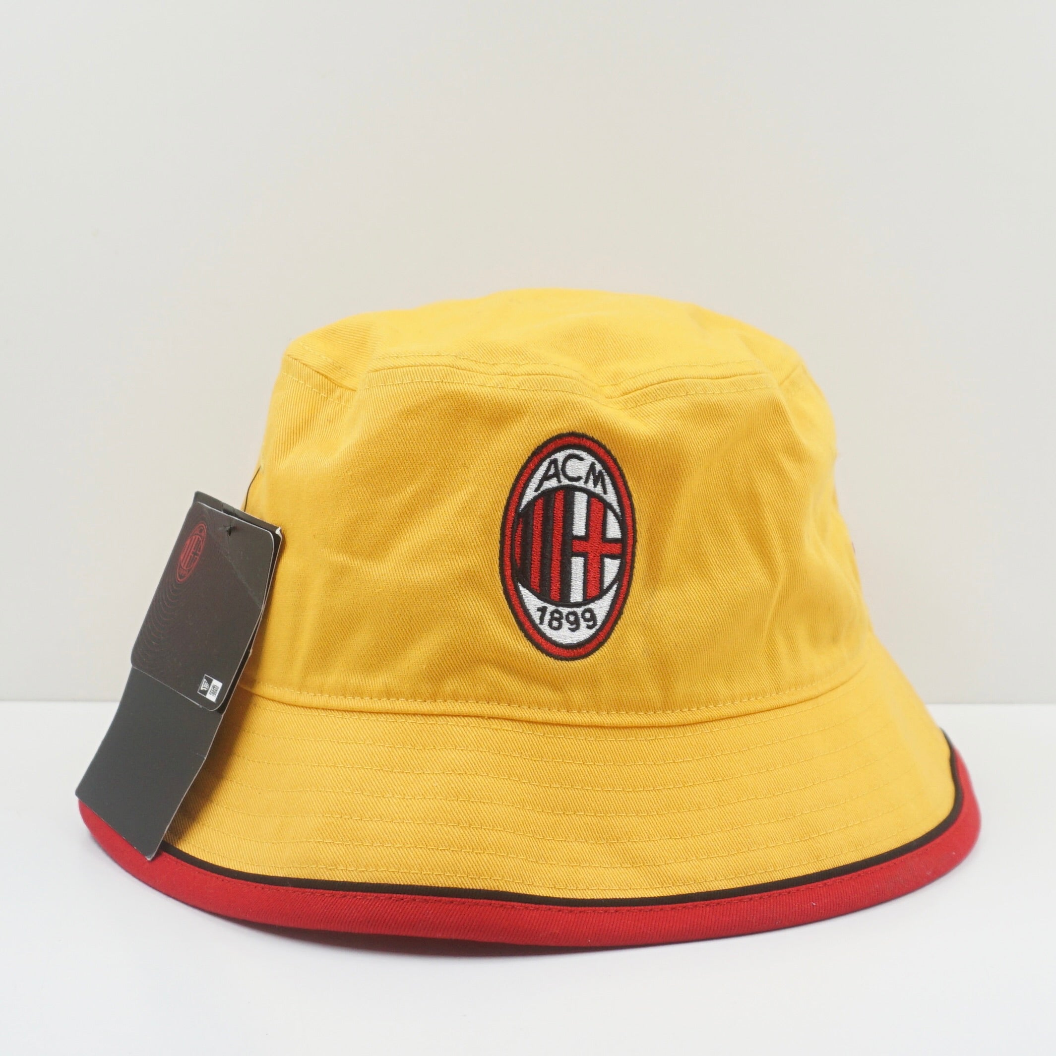 New Era AC Milan Yellow Red Bucket Hat