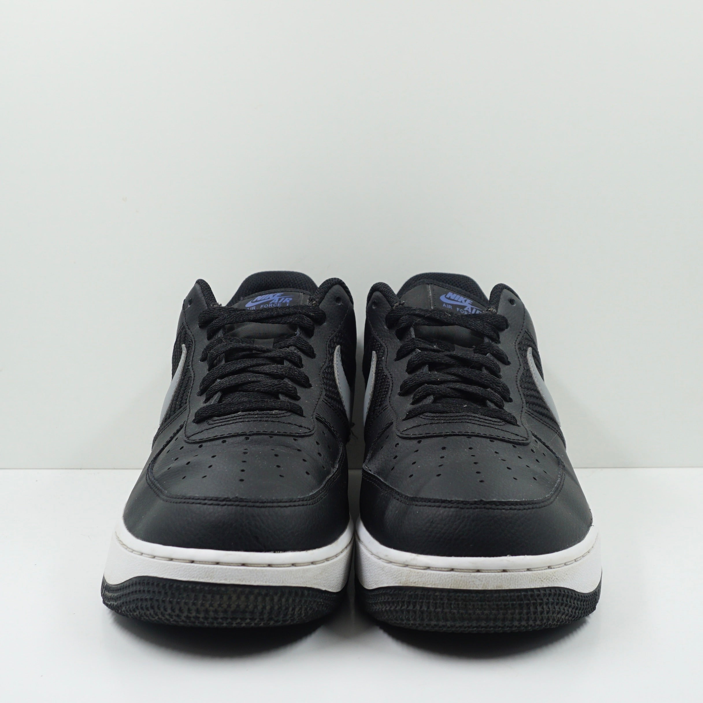 Nike Air Force 1 '07 Double Swoosh Black Racer Blue