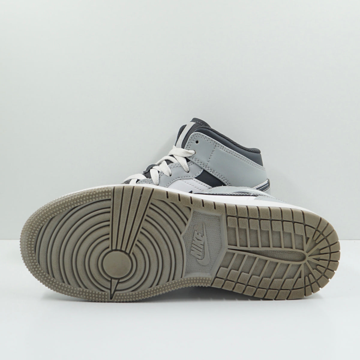 Jordan 1 Mid Light Smoke Grey (GS)