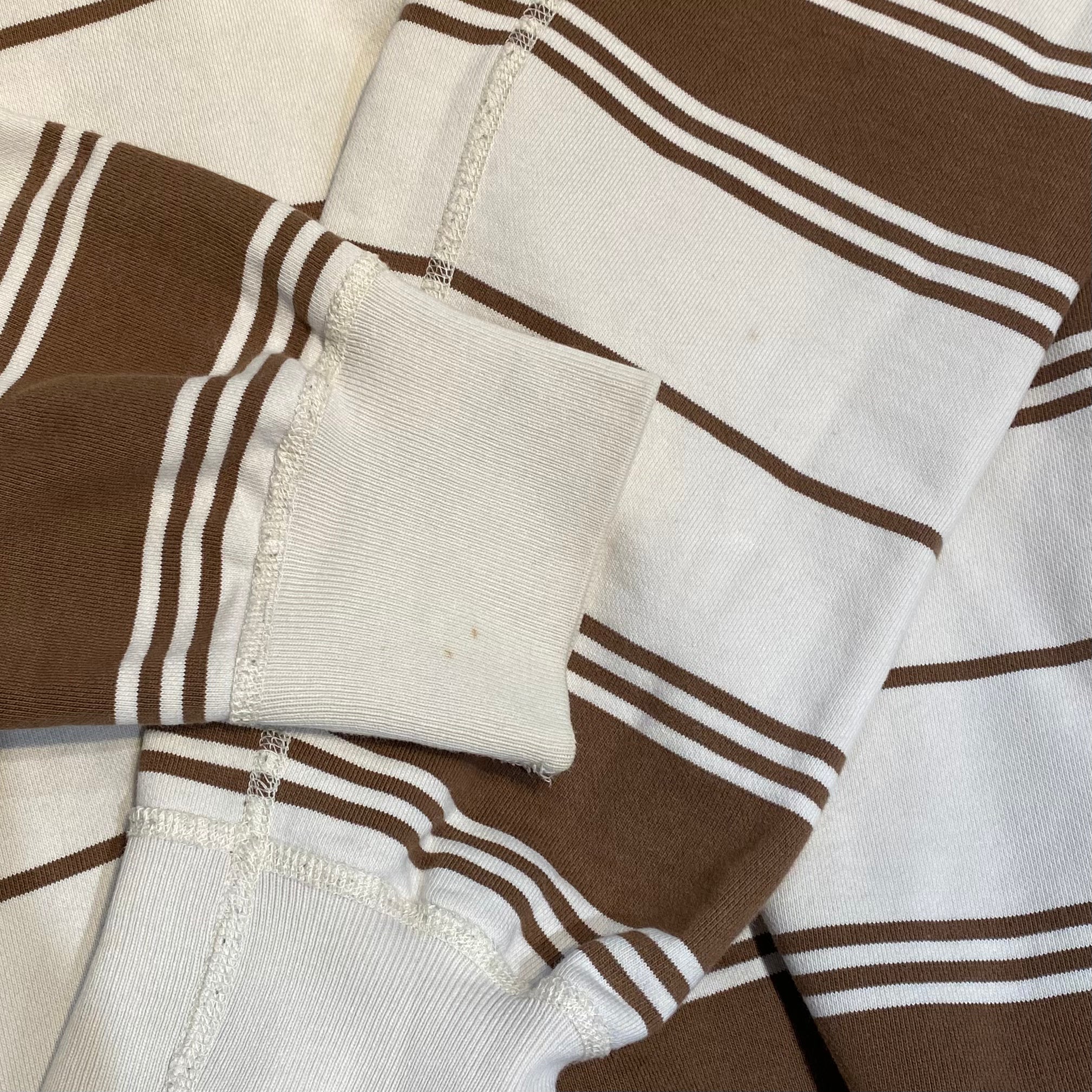 Supreme Striped Brown Hoodie