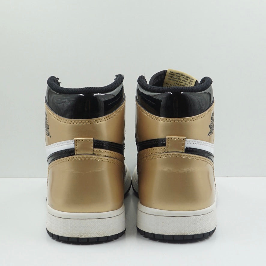 Jordan 1 Retro High NRG Patent Gold Toe