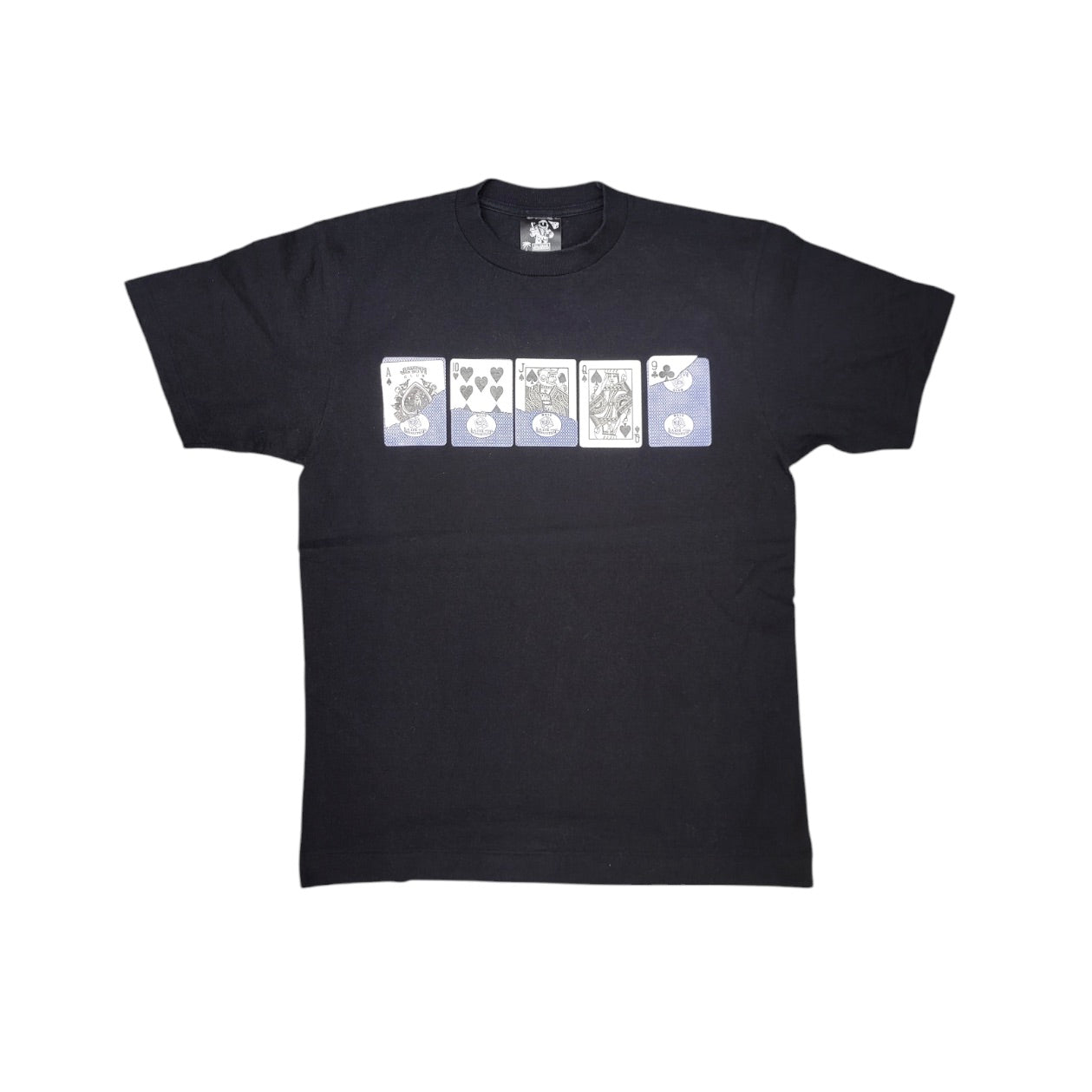 BBC Playing Cards Black Tshirt Made In Japan