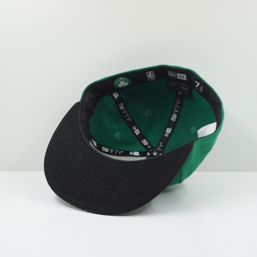 New Era Boston Celtics Clover Logo Fitted Cap