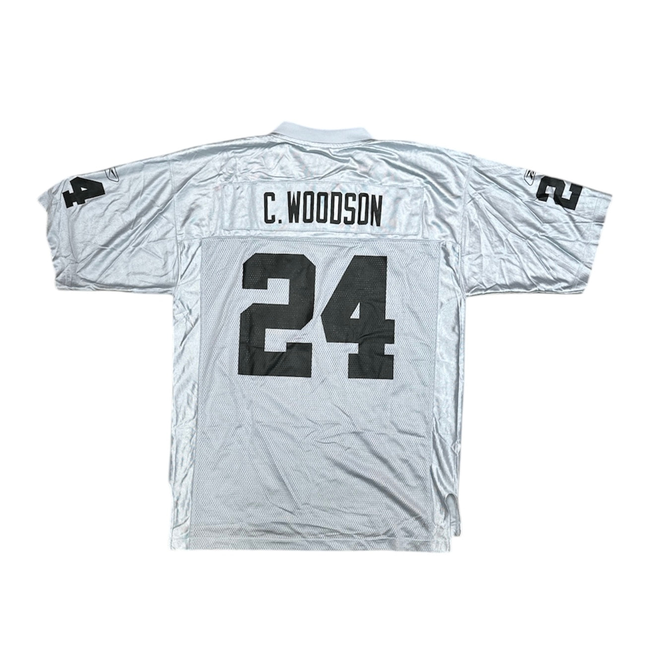 Reebok Oakland Raiders C.Woodson #24 NFL Jersey