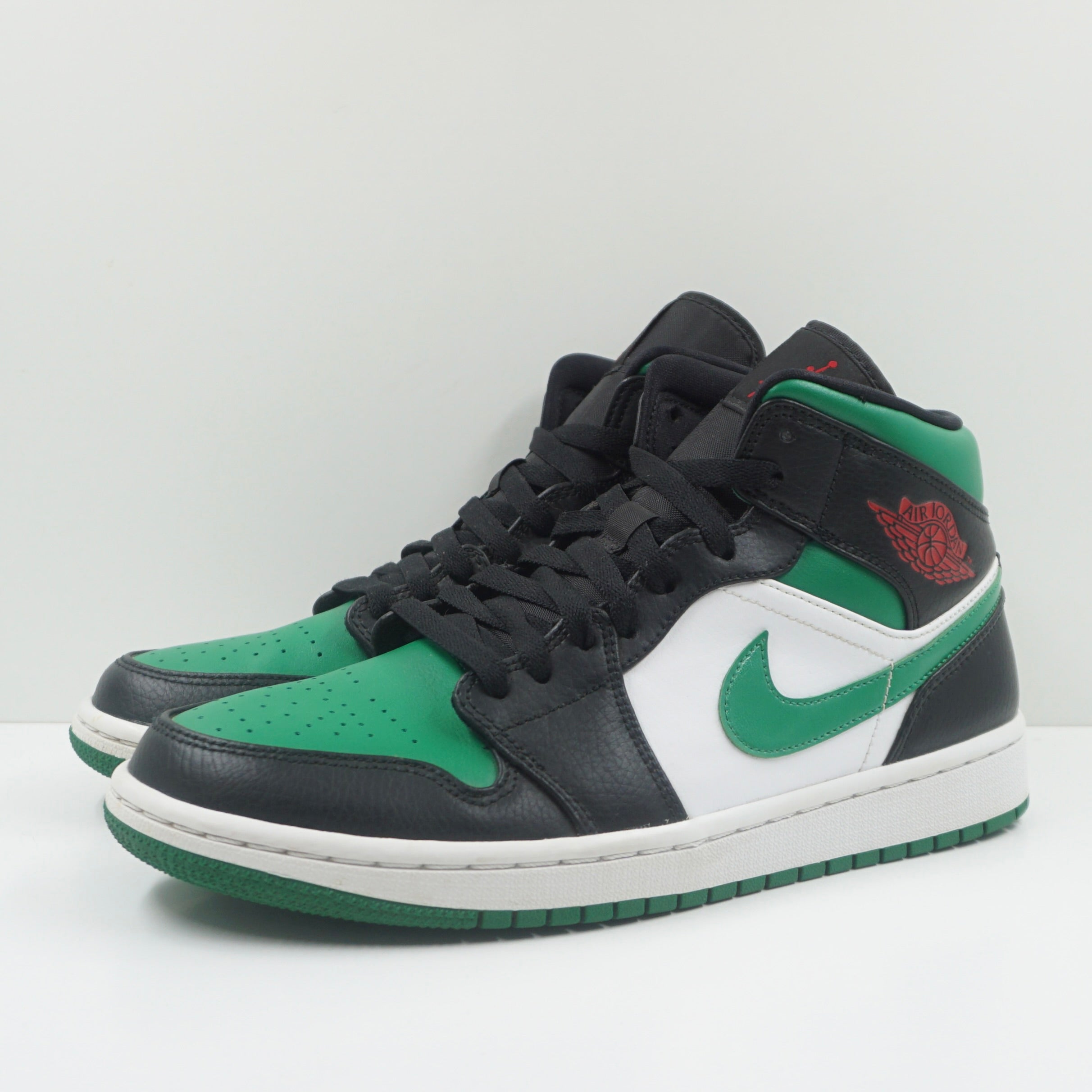 Jordan 1 Mid Green Toe