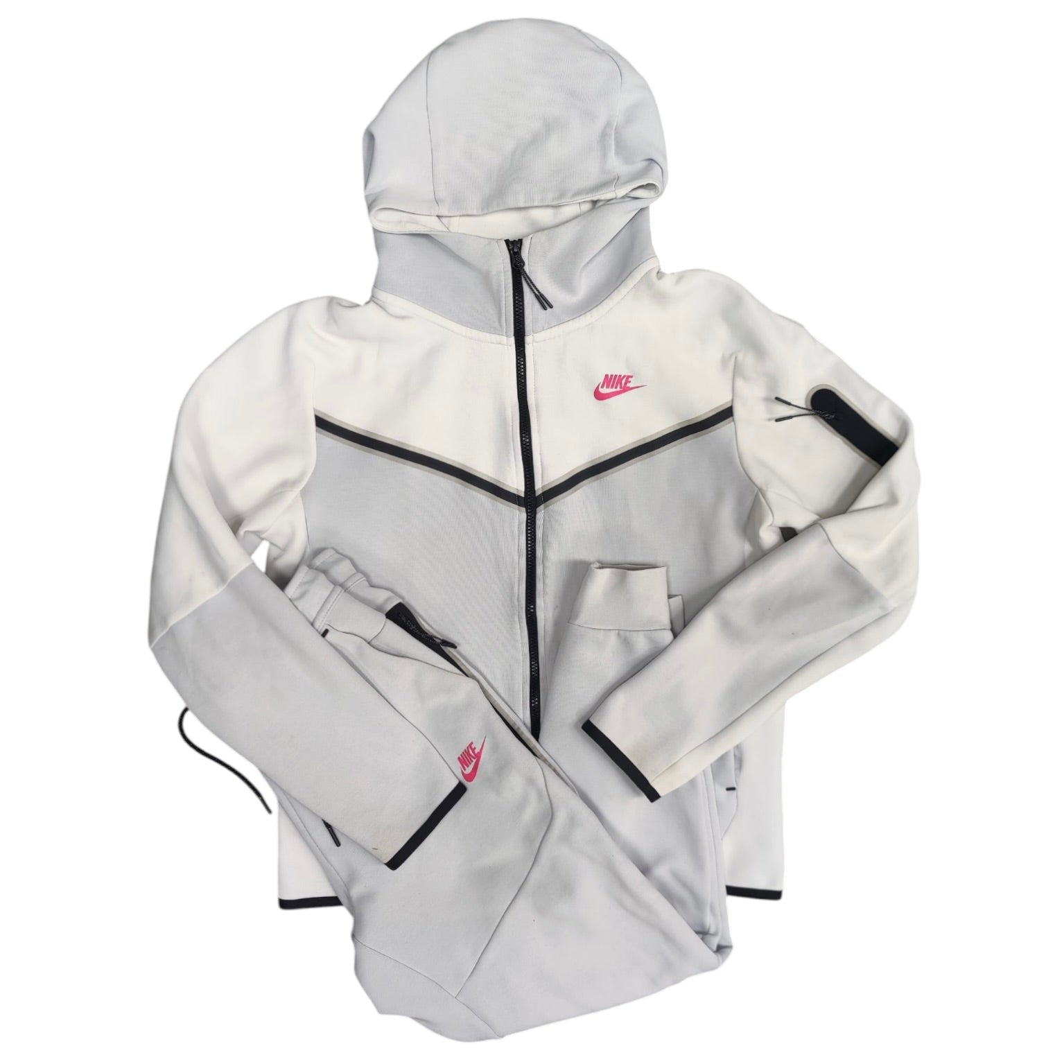 Nike Tech Fleece Summit White Windrunner Hoodie & Pants Set