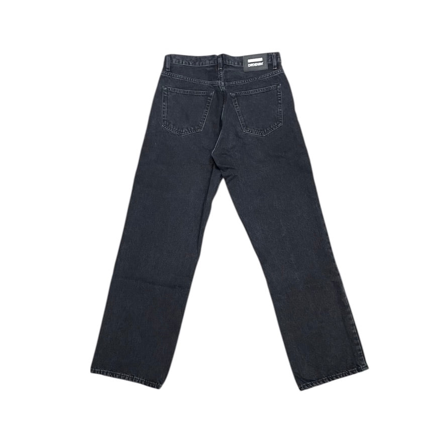 Dr.Denim Omar Straight Leg Worn Black Jeans