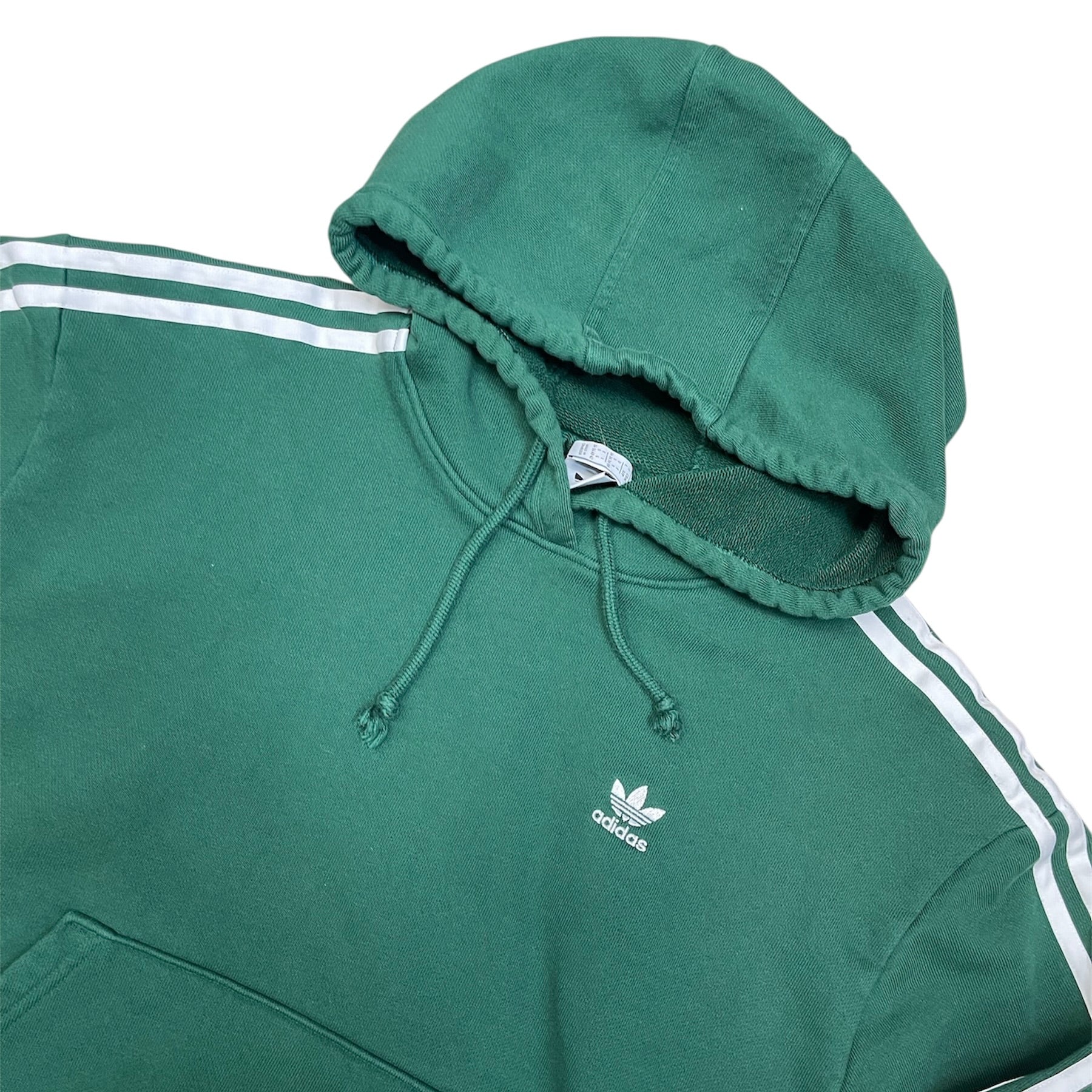 Adidas Green Striped Hoodie (W)