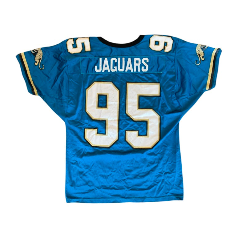 Wilson Jacksonville Jaguars #95 Made in USA NFL Jersey