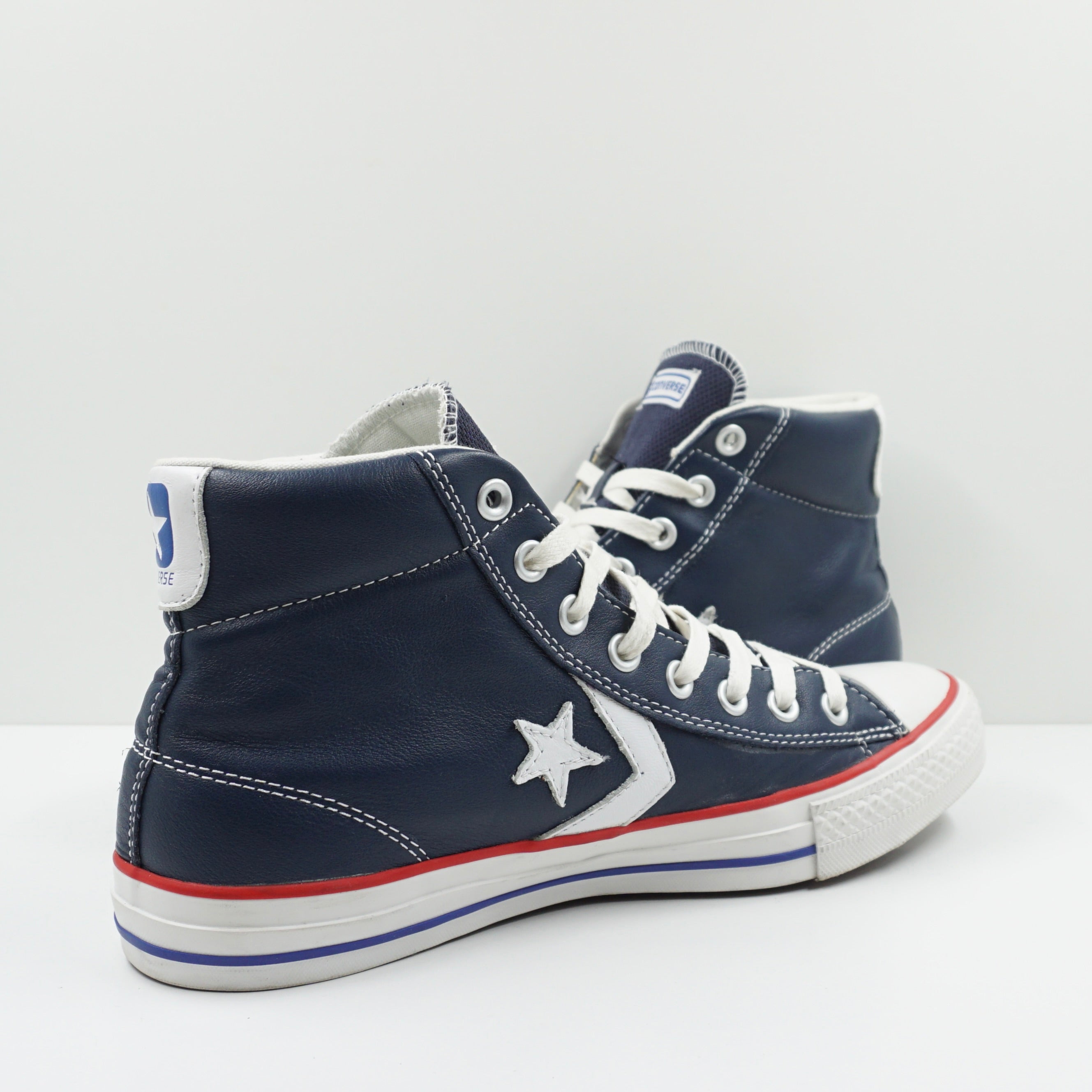 Converse Chuck Taylor All Star Leather Star Player High Navy